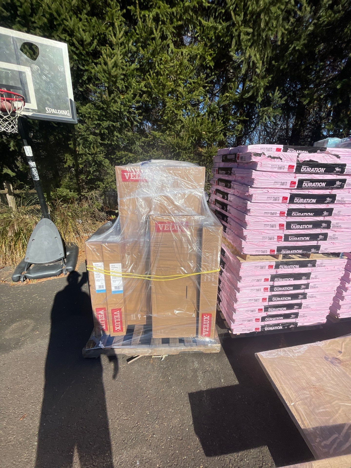 Residential Roofing Installation using Owens Corning TruDefinition Onyx Black by A Plus Exterior