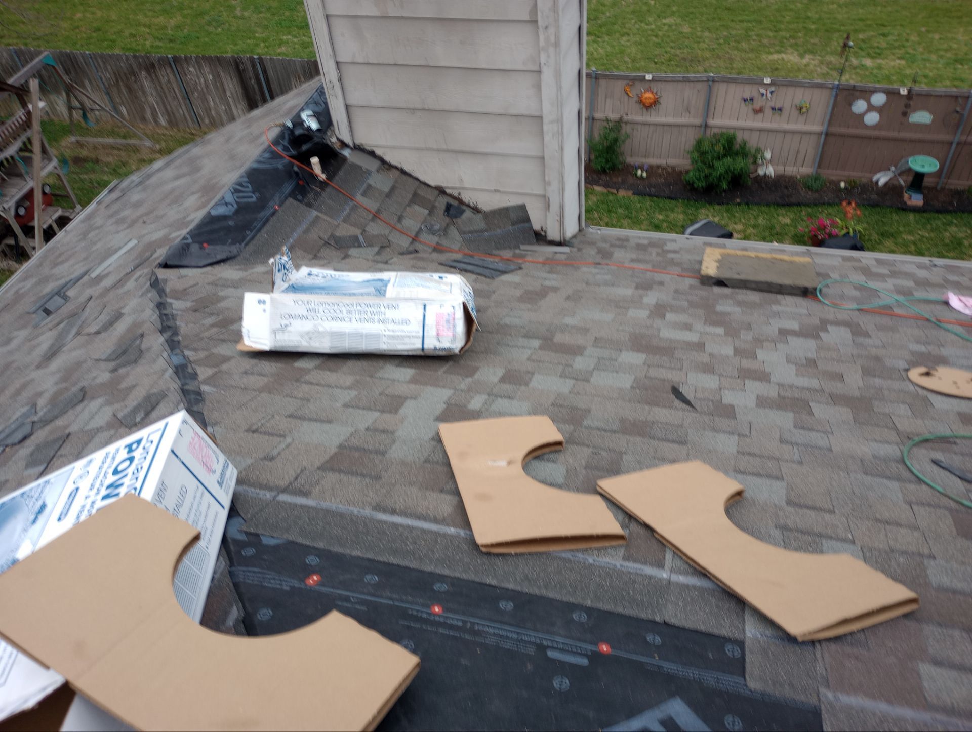 Residential Roofing Installation using Owen's Corning Duration (Lifetime) Shingles by Roof Repair Company