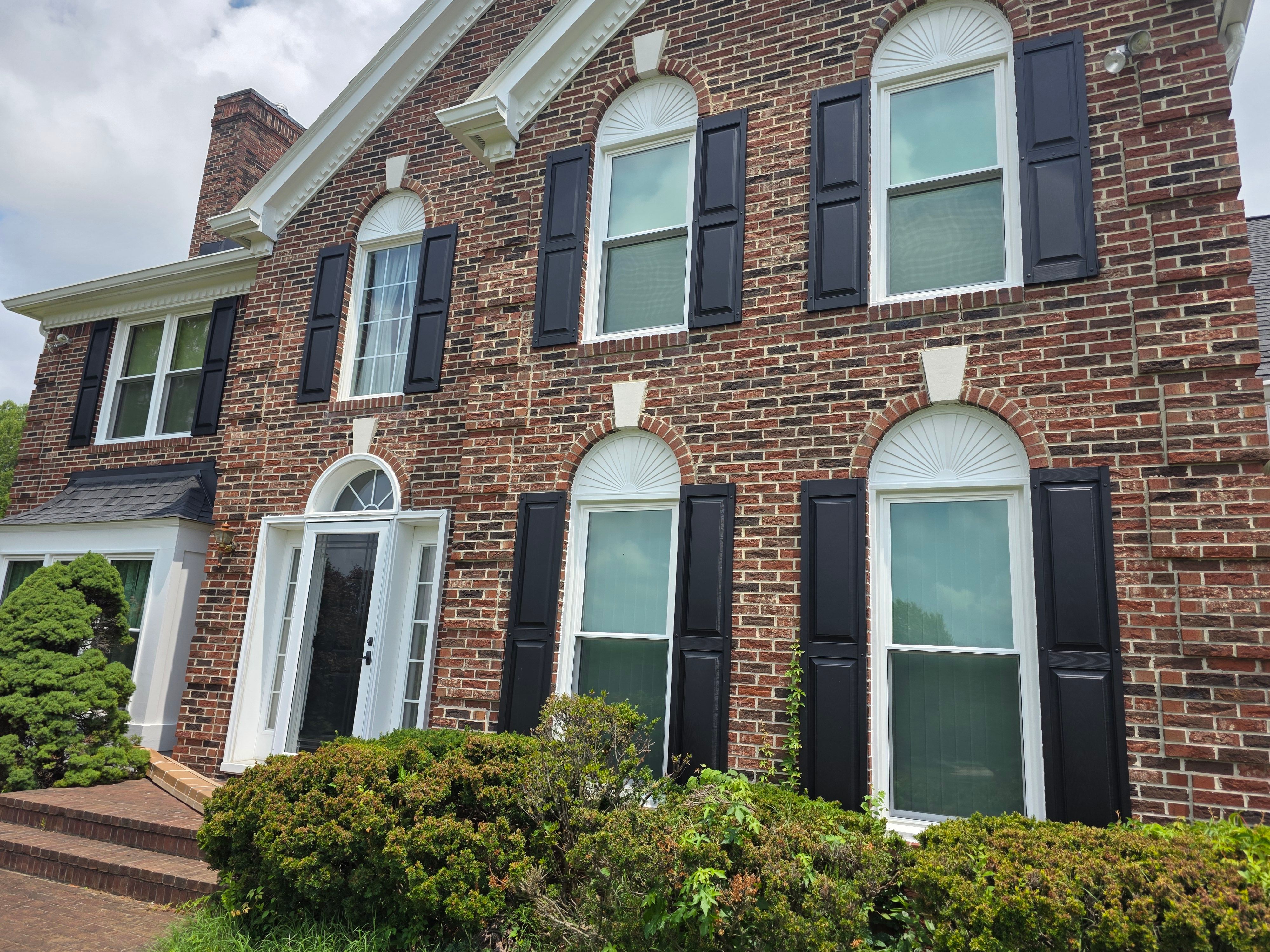 Vinyl Window Replacement for Two-Story Brick Home in Upper Marlboro by Window Depot of Annapolis