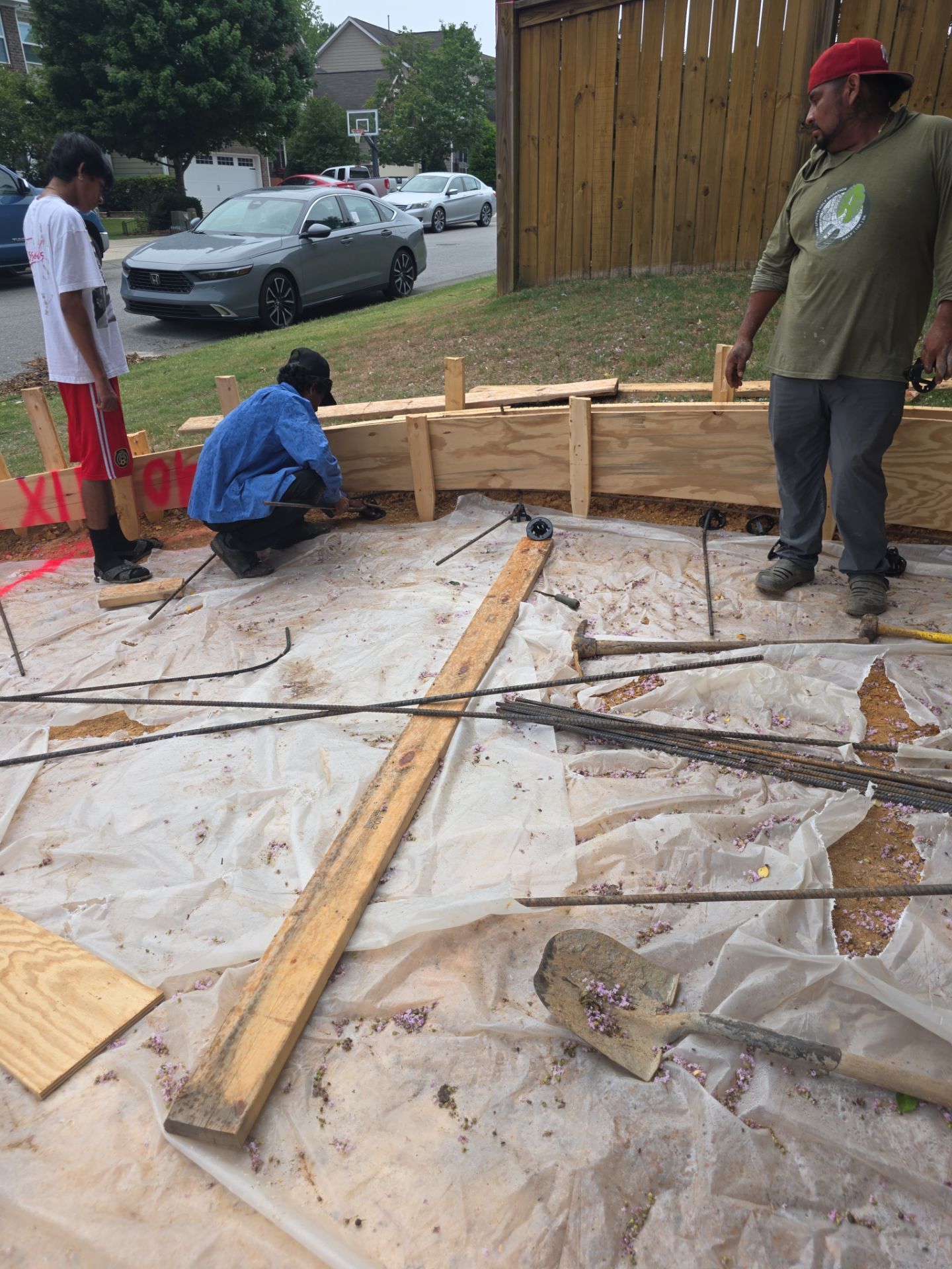 Concrete Driveway Expansion & Retaining Wall | Apex, NC by Elite Remodeling and Design LLC