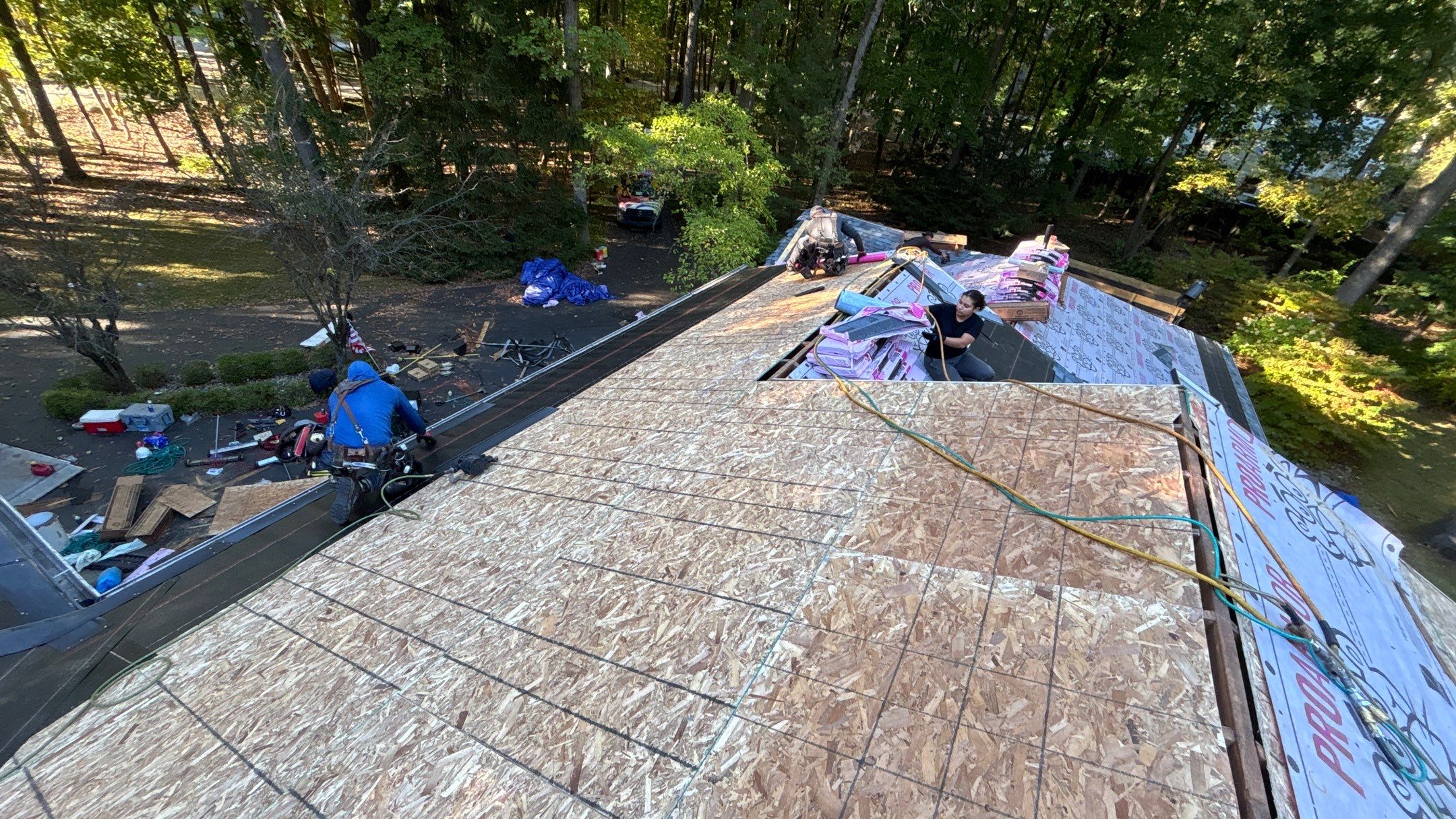 Roof Replacement using Owens Corning Slatestone Gray by 180 Contractors