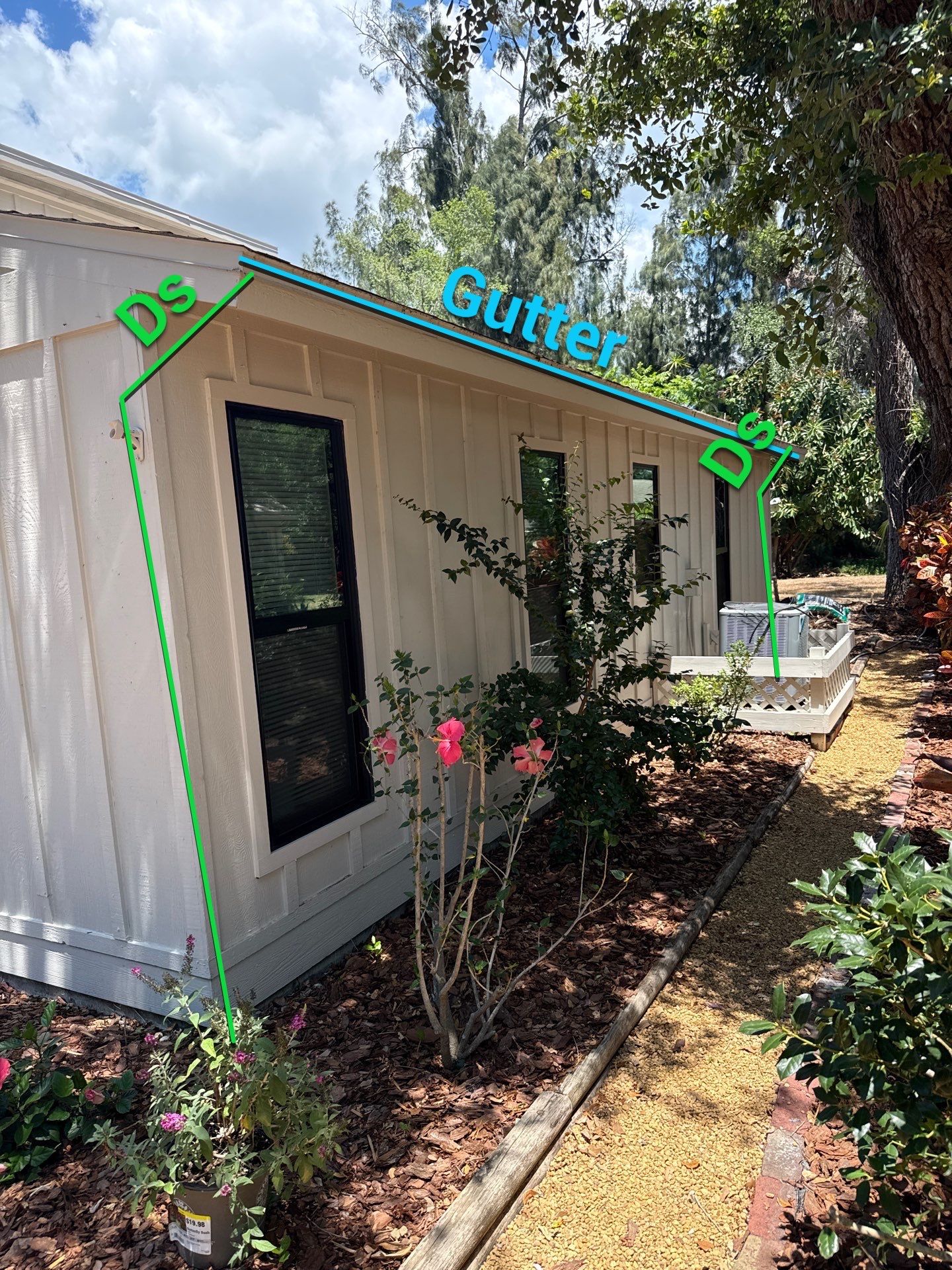 6 Inch Seamless Gutters using black seamless gutters in Sarasota FL by Gutter Professors