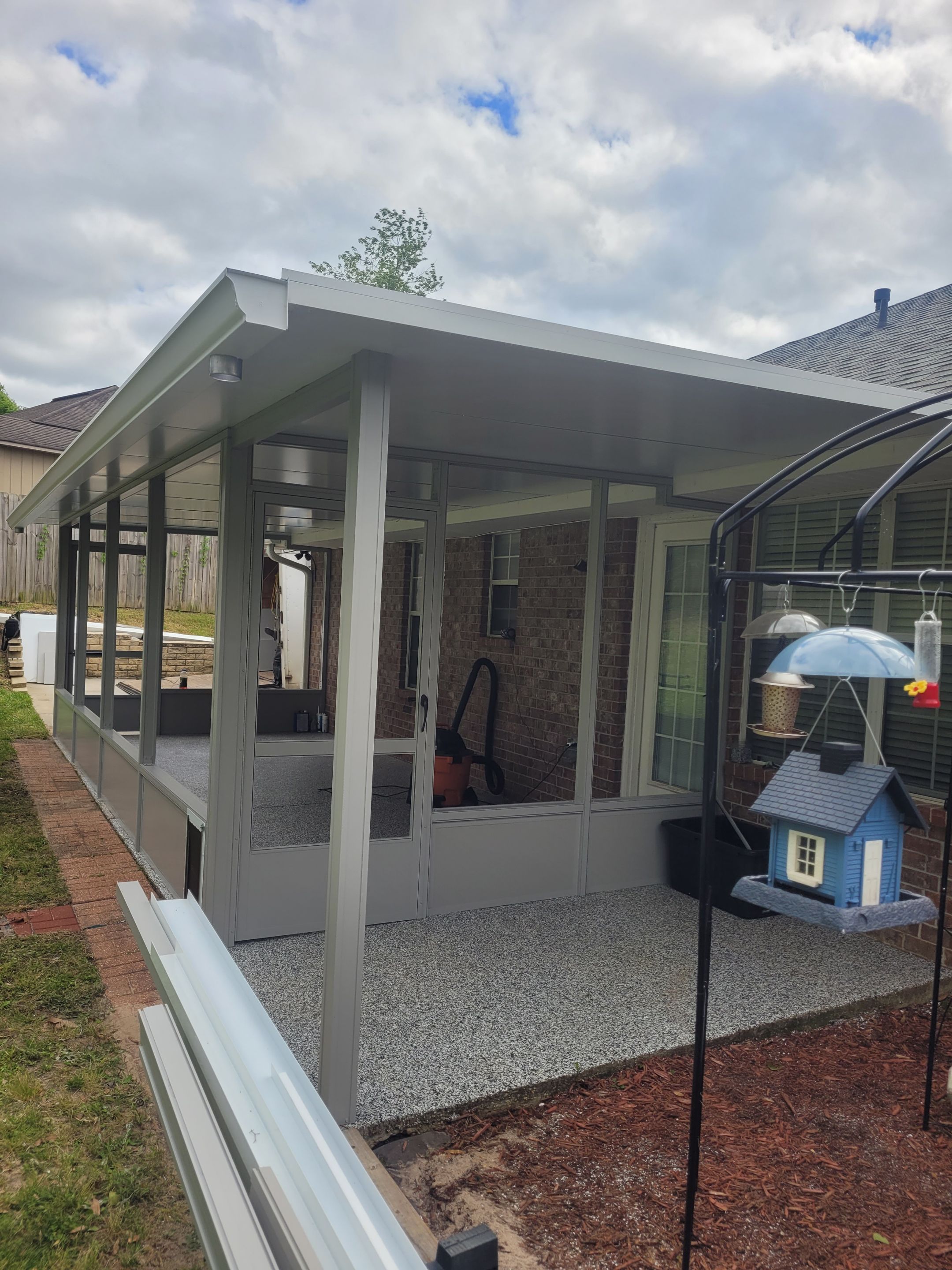 Screen Room + Patio Cover in Cantonment by Titan Sunrooms