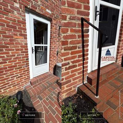 Classic Steel Handrail – Gaithersburg, MD