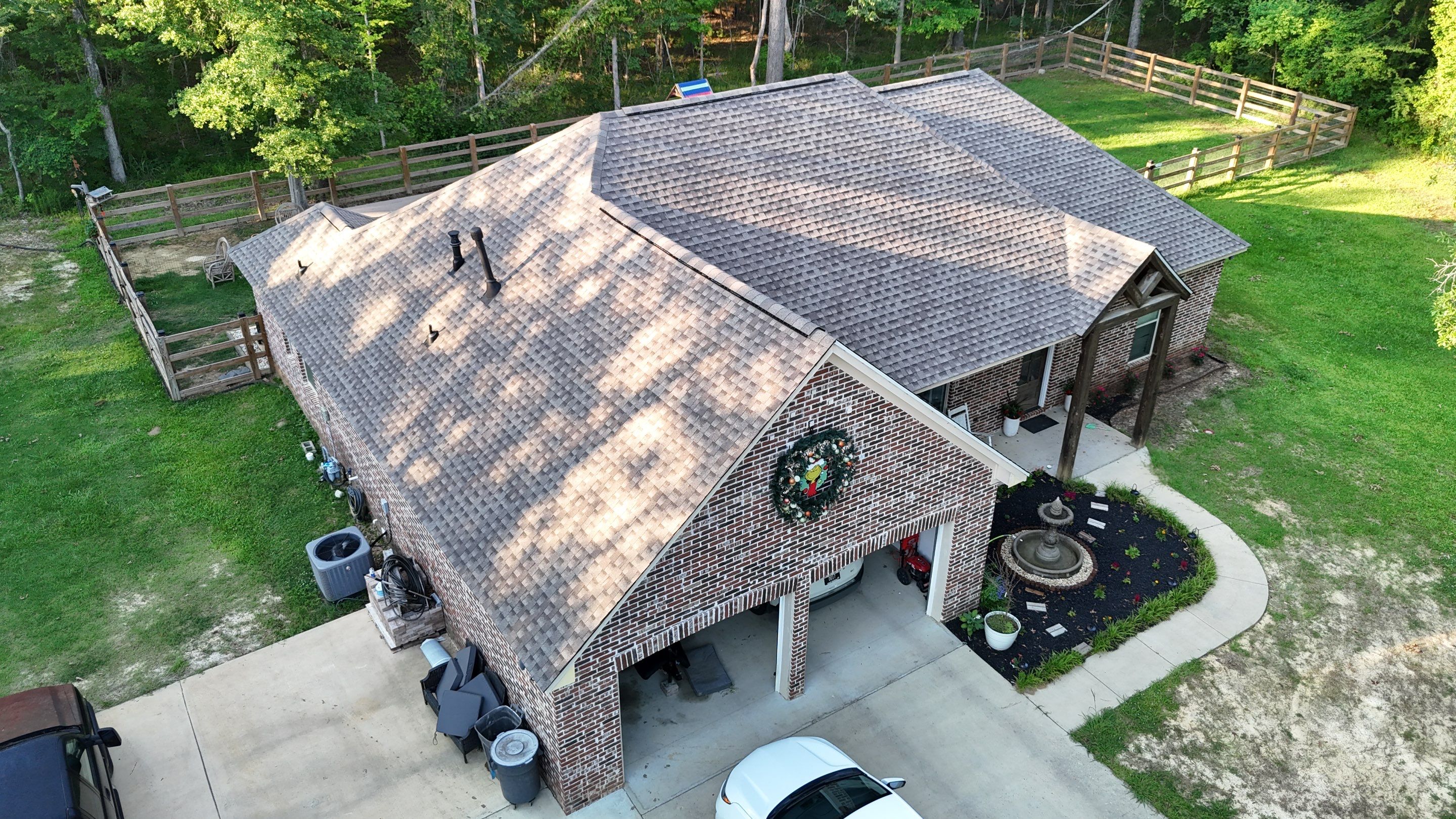 GAF 50-Year Weathered Wood  by Roberson Construction LLC