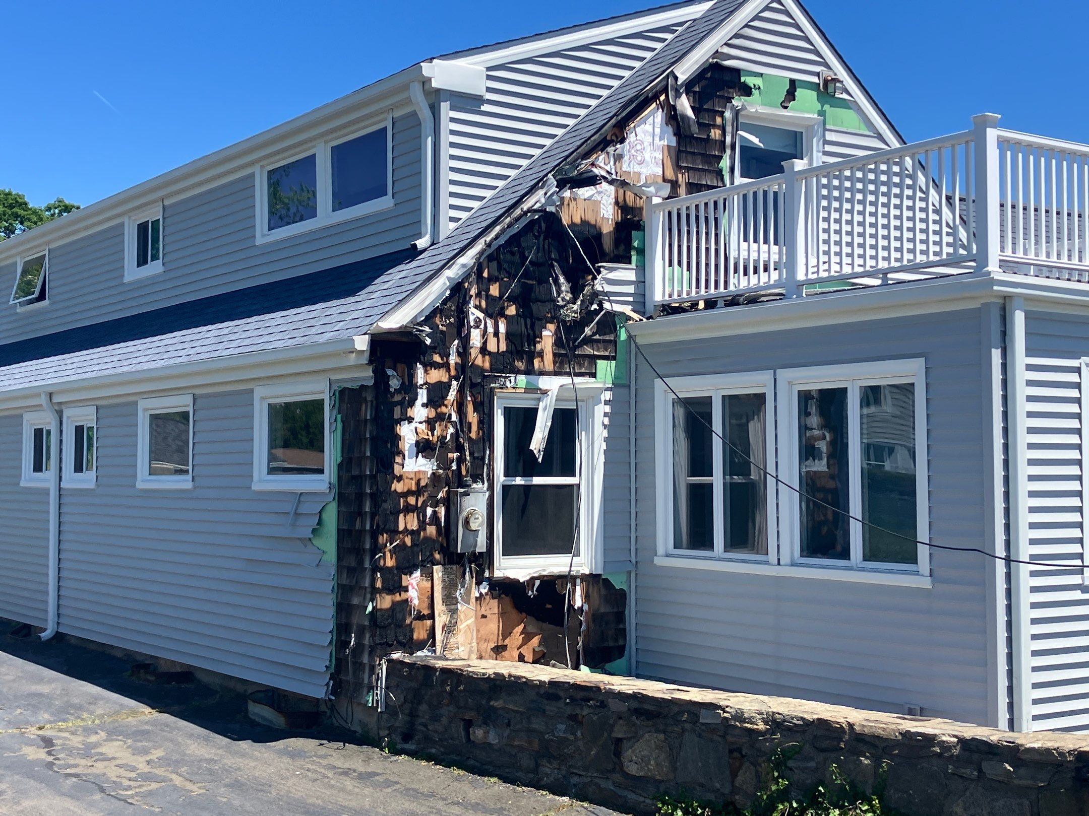 Fire Damage? No problem. by DiGiorgi Roofing and Siding Inc