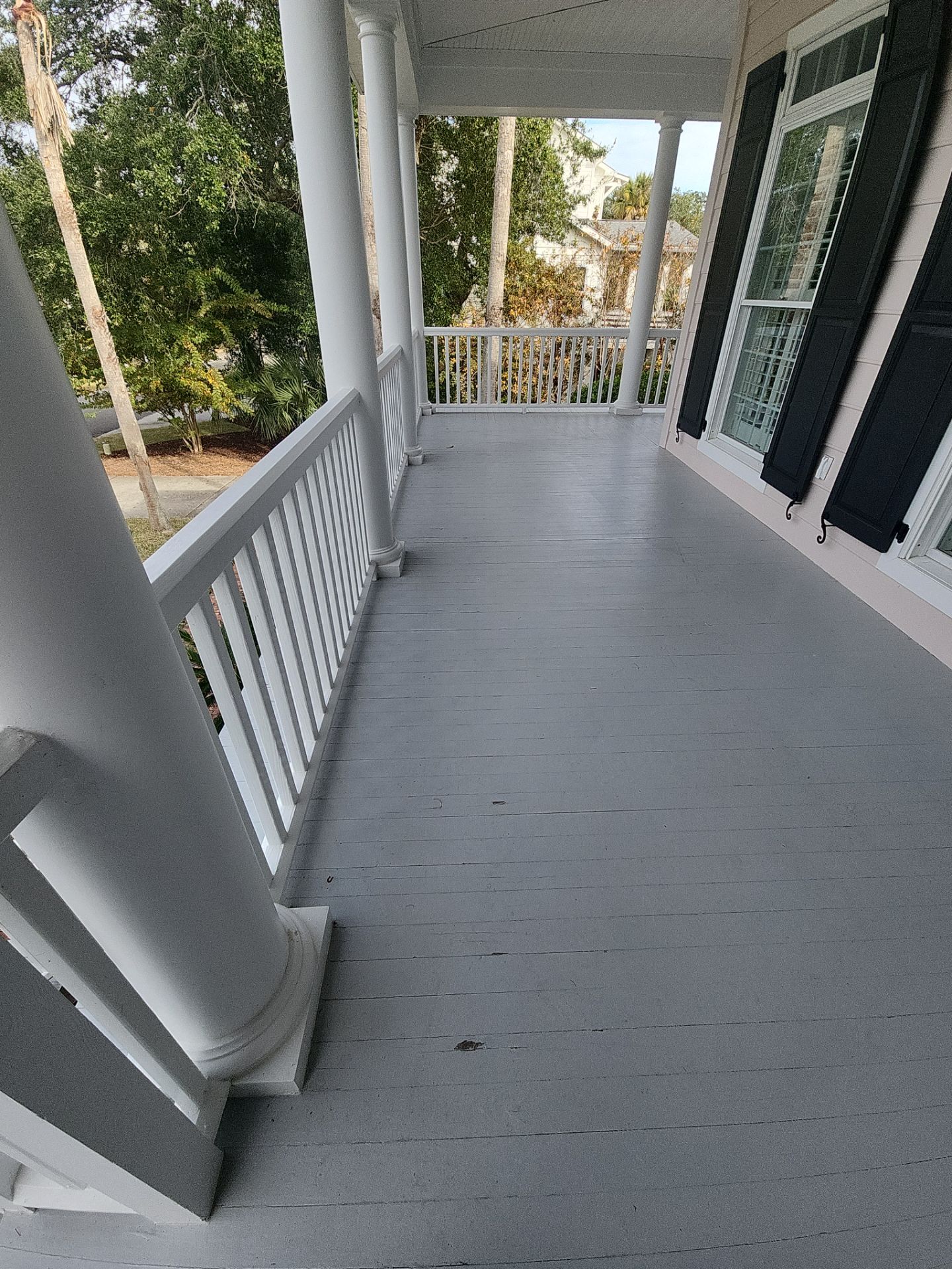 Painted Deck using AcryFin by DuraSeal