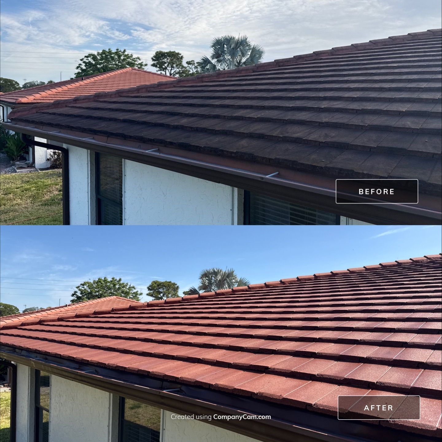 Tile Roof Cleaning & House Wash in Vivienda I – Bradenton, FL by Sunshine AquaWash