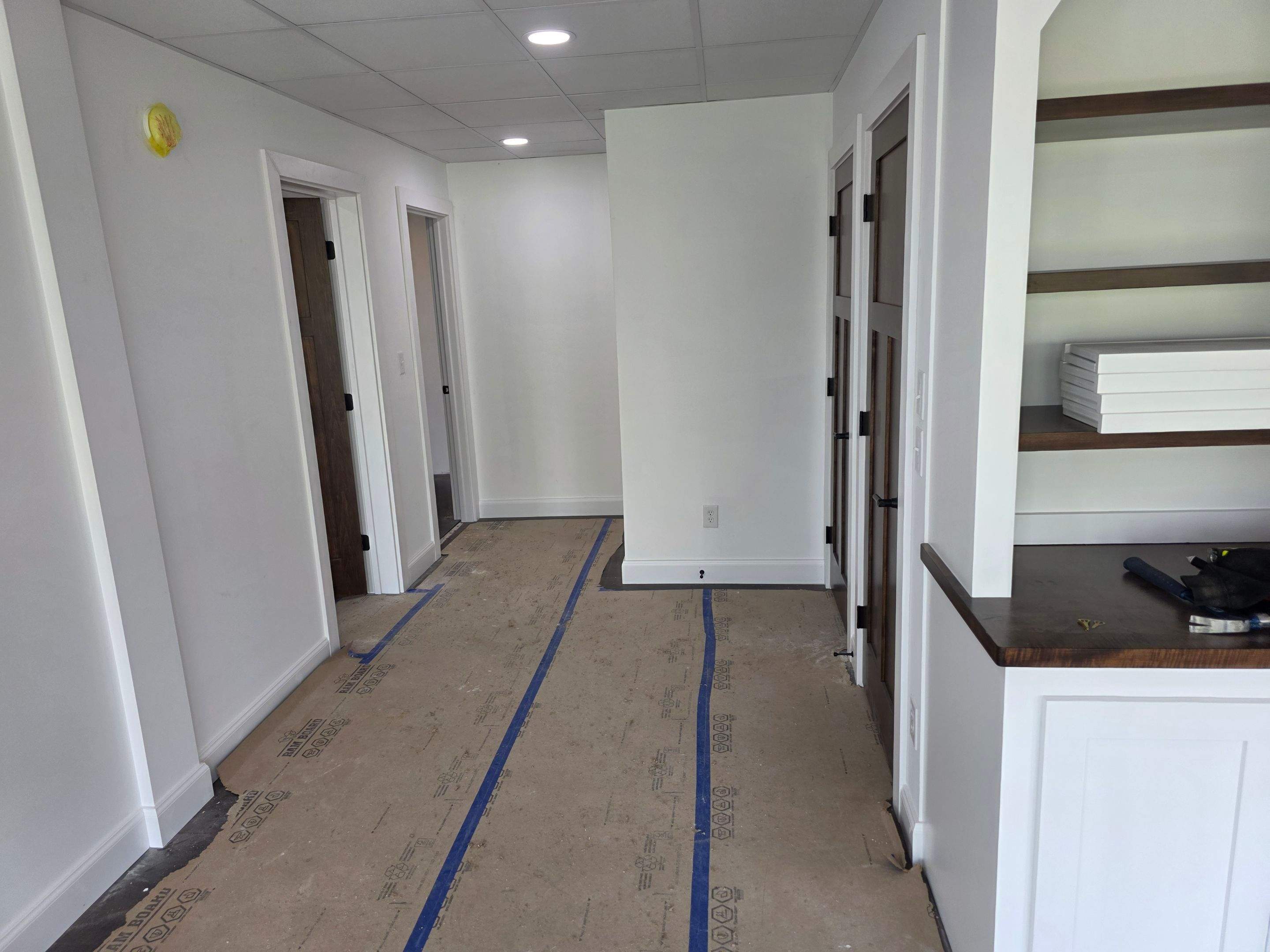 Basement remodel by Horst Custom Homes 