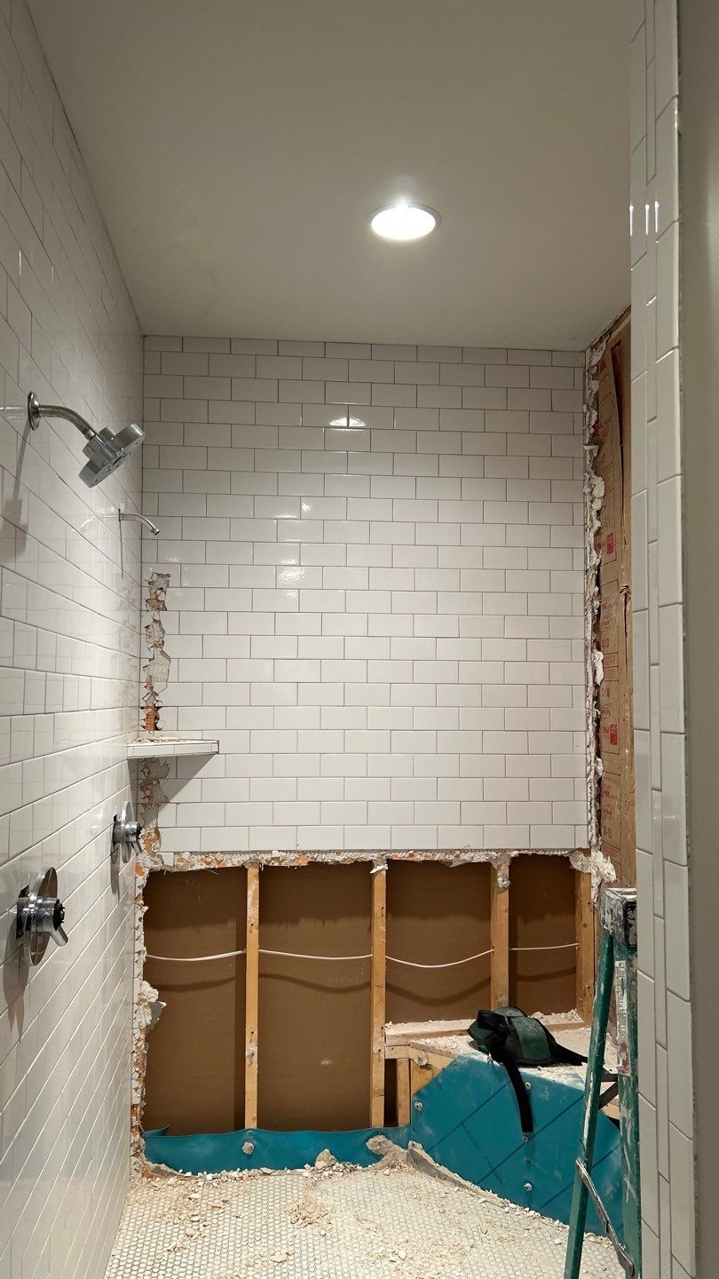 Double Shower Reno  by Footprints Floors of Nashville