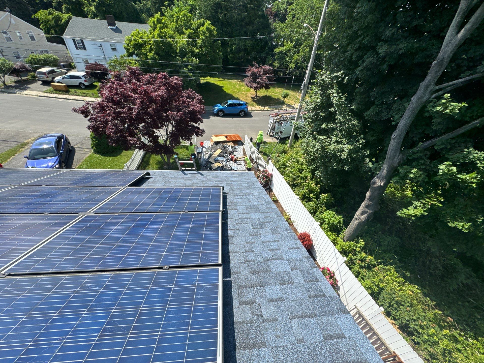 Harbor Blue Shingles by Reimagine Roofing