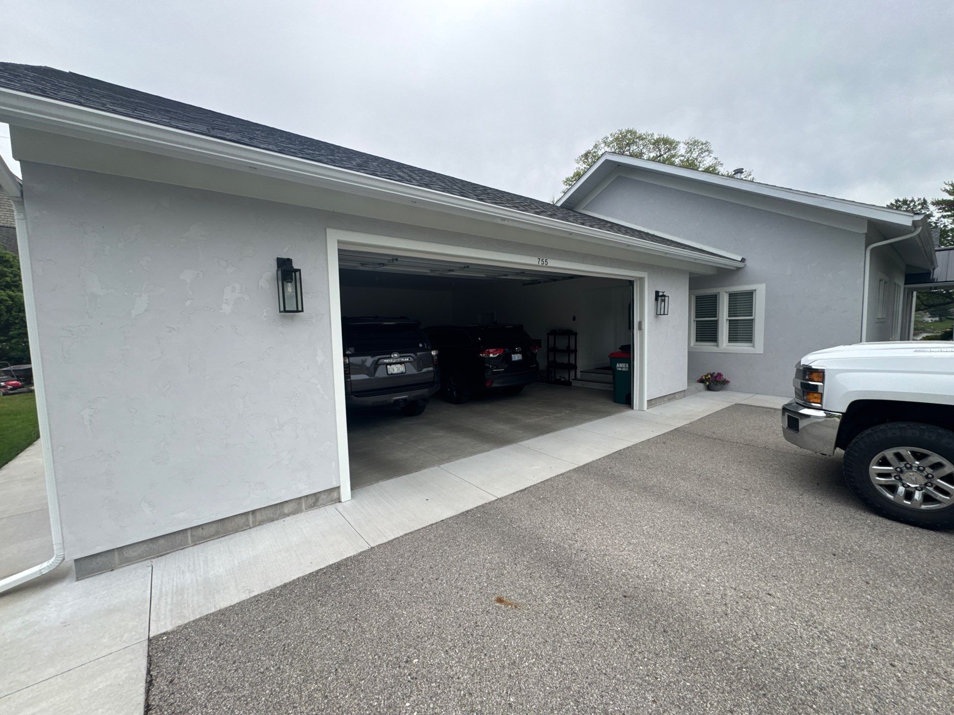 Norton Shores Residential Stucco Repair and Exterior Painting Refresh by Gordon Painting