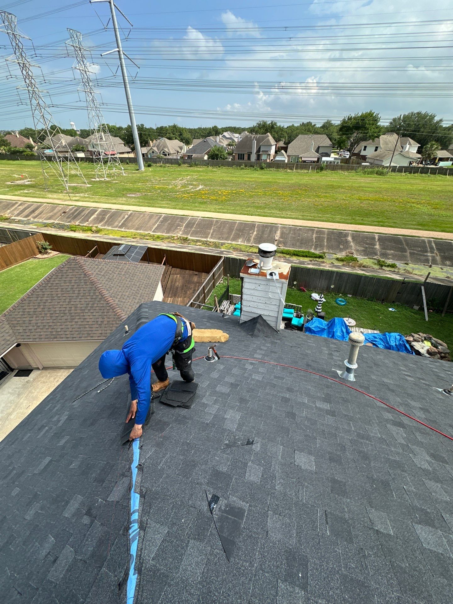 Project in Deer Park by Motion Roofing