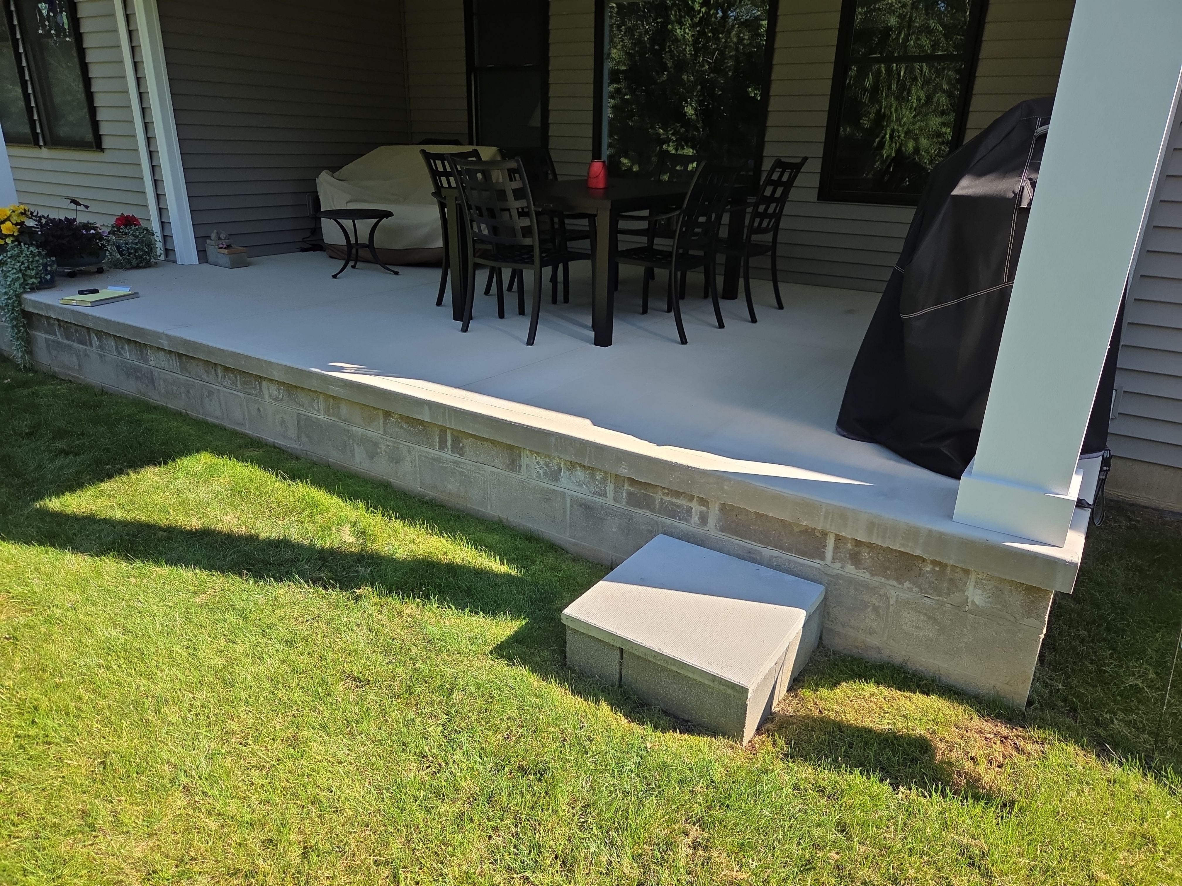 Vintage Goldmine Porch Coating by NG Masonry & Construction LLC