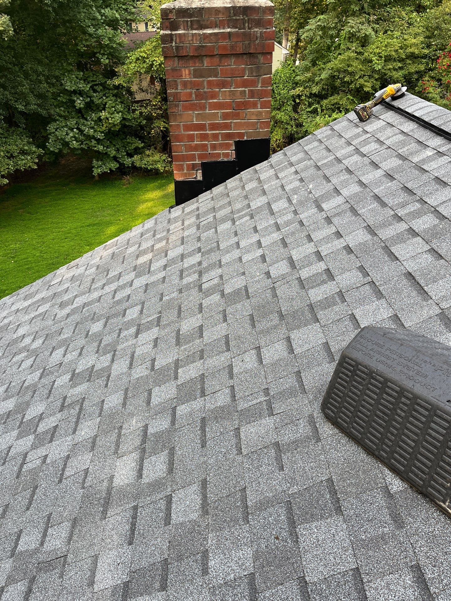 Oakton: Residential Roof Replacement with CertainTeed Landmark Designer Shingles in Pewter by RM Banning, Inc.