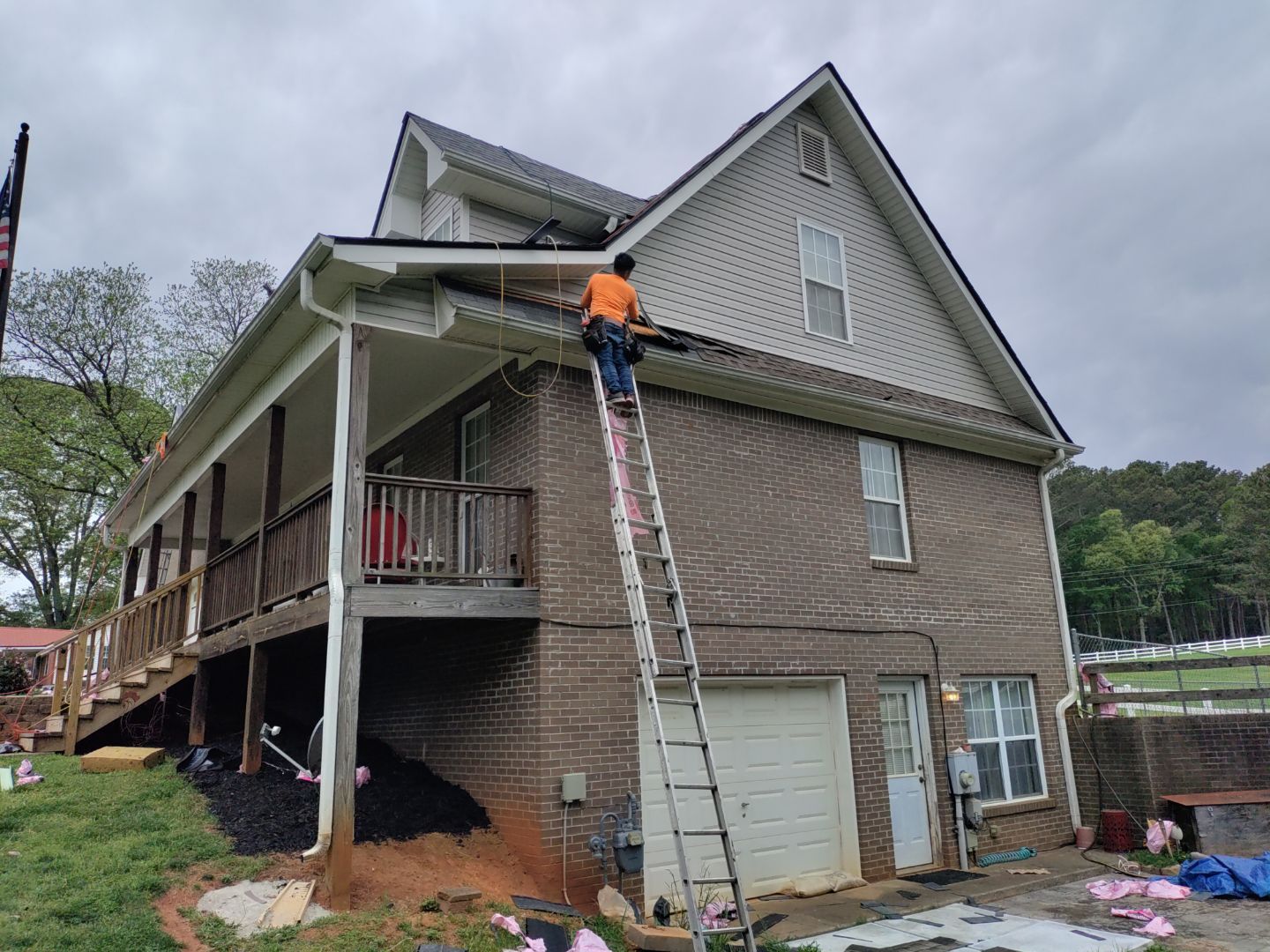Residential Roofing Installation using Owens Corning by Inspector Roofing and Restoration