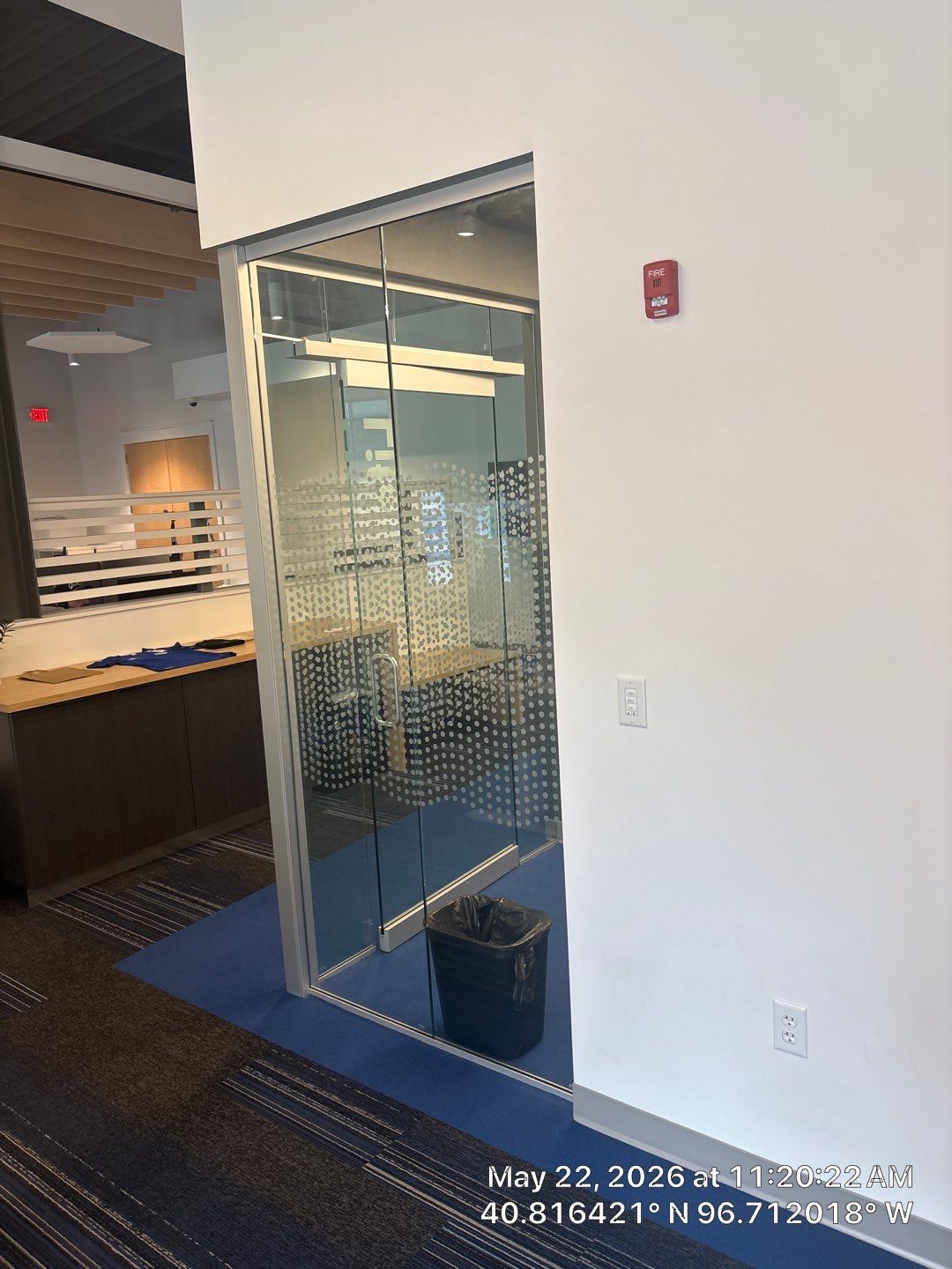 Modern Office Remodel with Custom Acoustic Baffles and Glass Partitions by CompanyCam Sales Demo