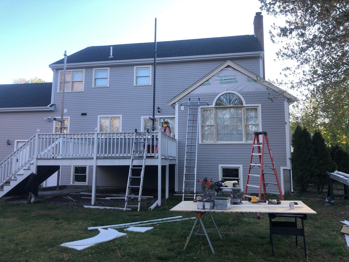 Siding Installation using James Hardie by UBrothers Construction