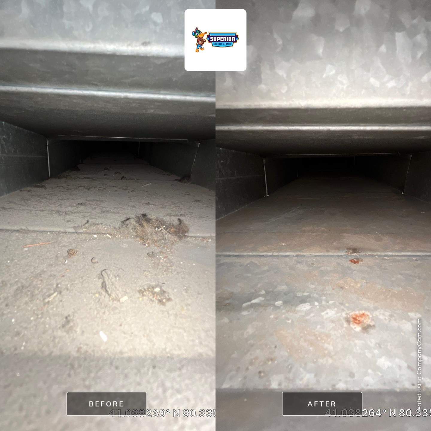 Air Duct Cleaning With a Vacuum Truck in New Castle, PA by Superior Air Duct Cleaning