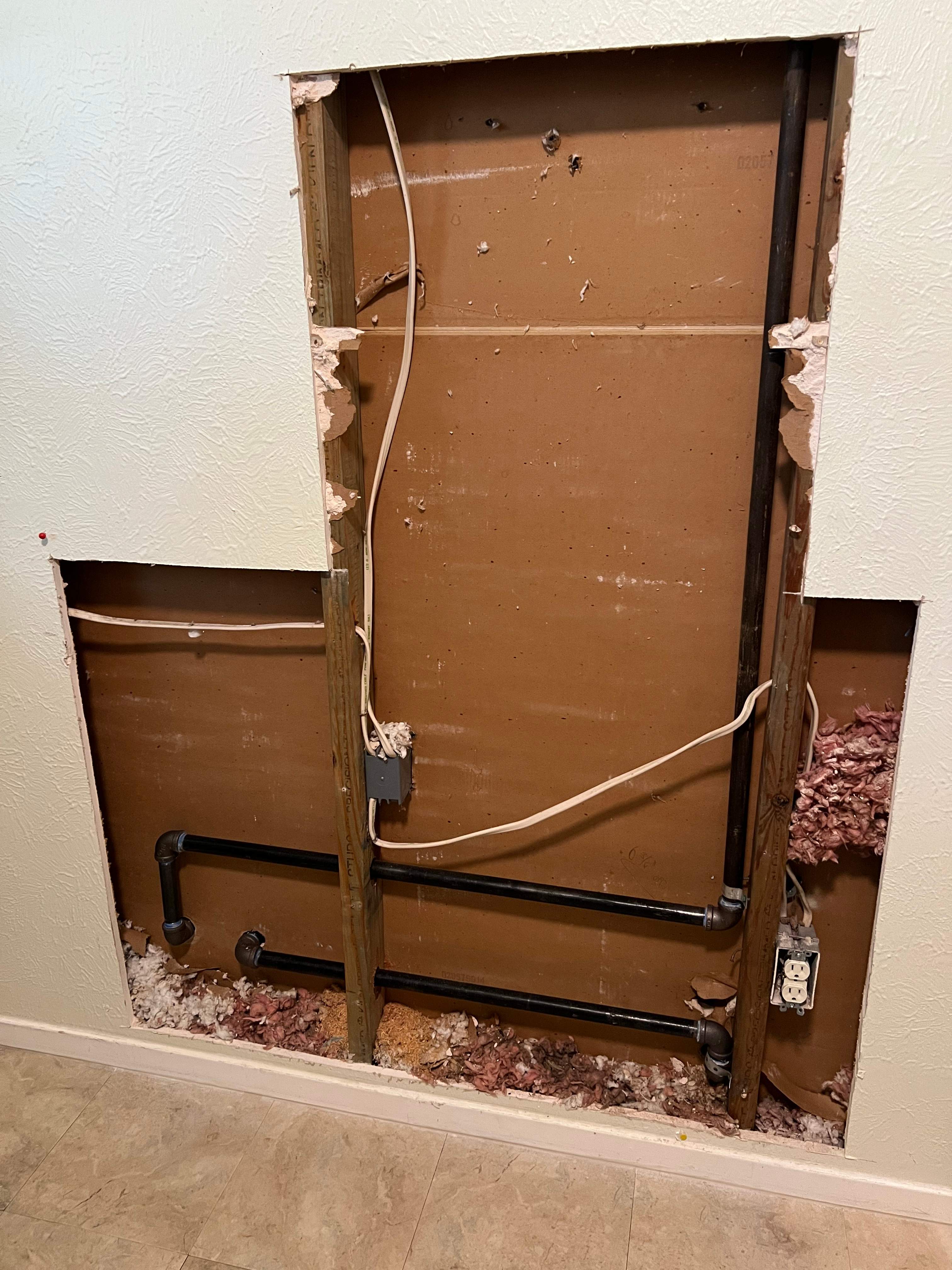 Interior repair and repaint by AJ’s Painting