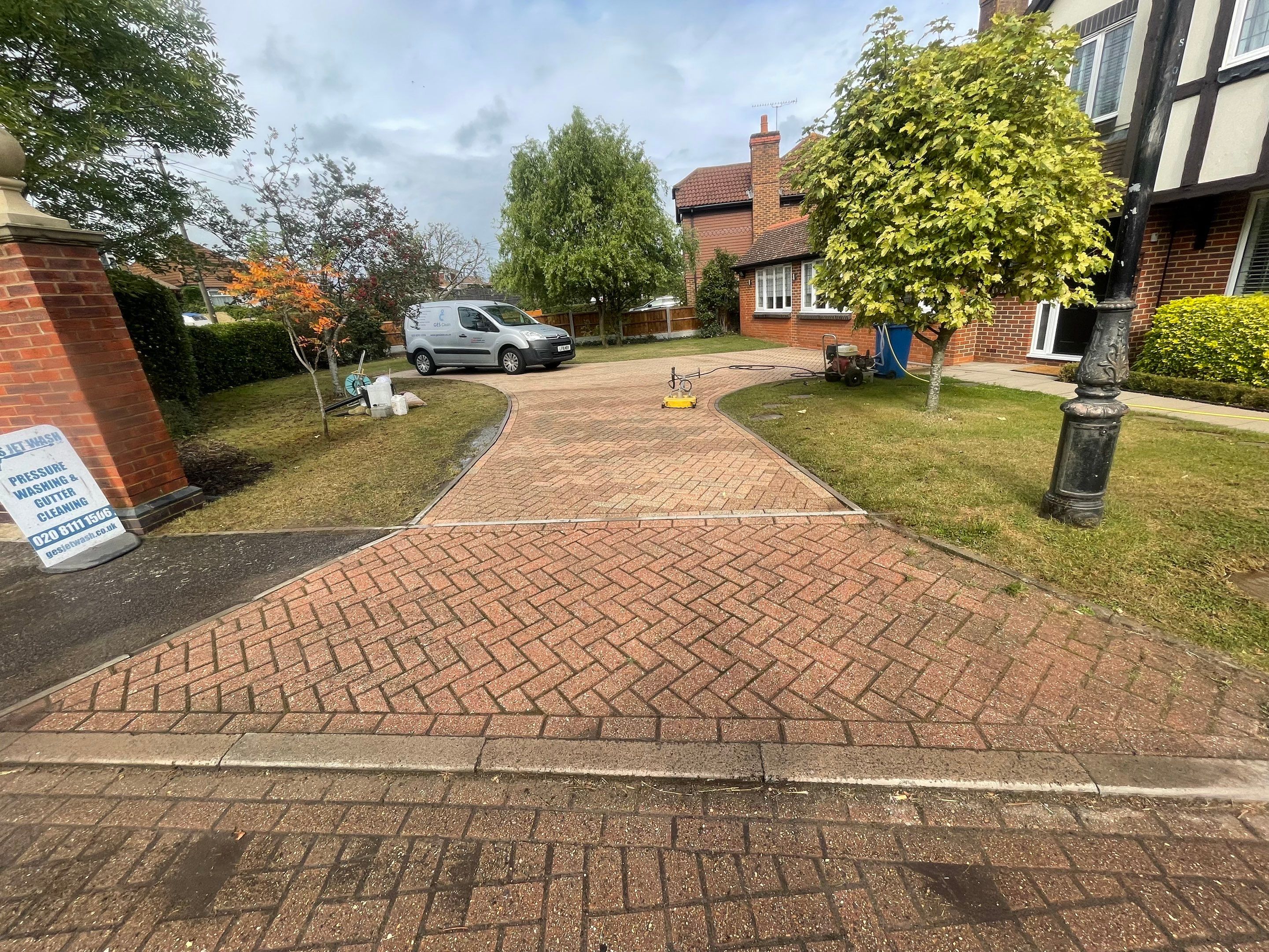 Roof, Driveway And Pathway Clean using Mosmatic FSC and Biocide by Ges Exterior Cleaning ltd