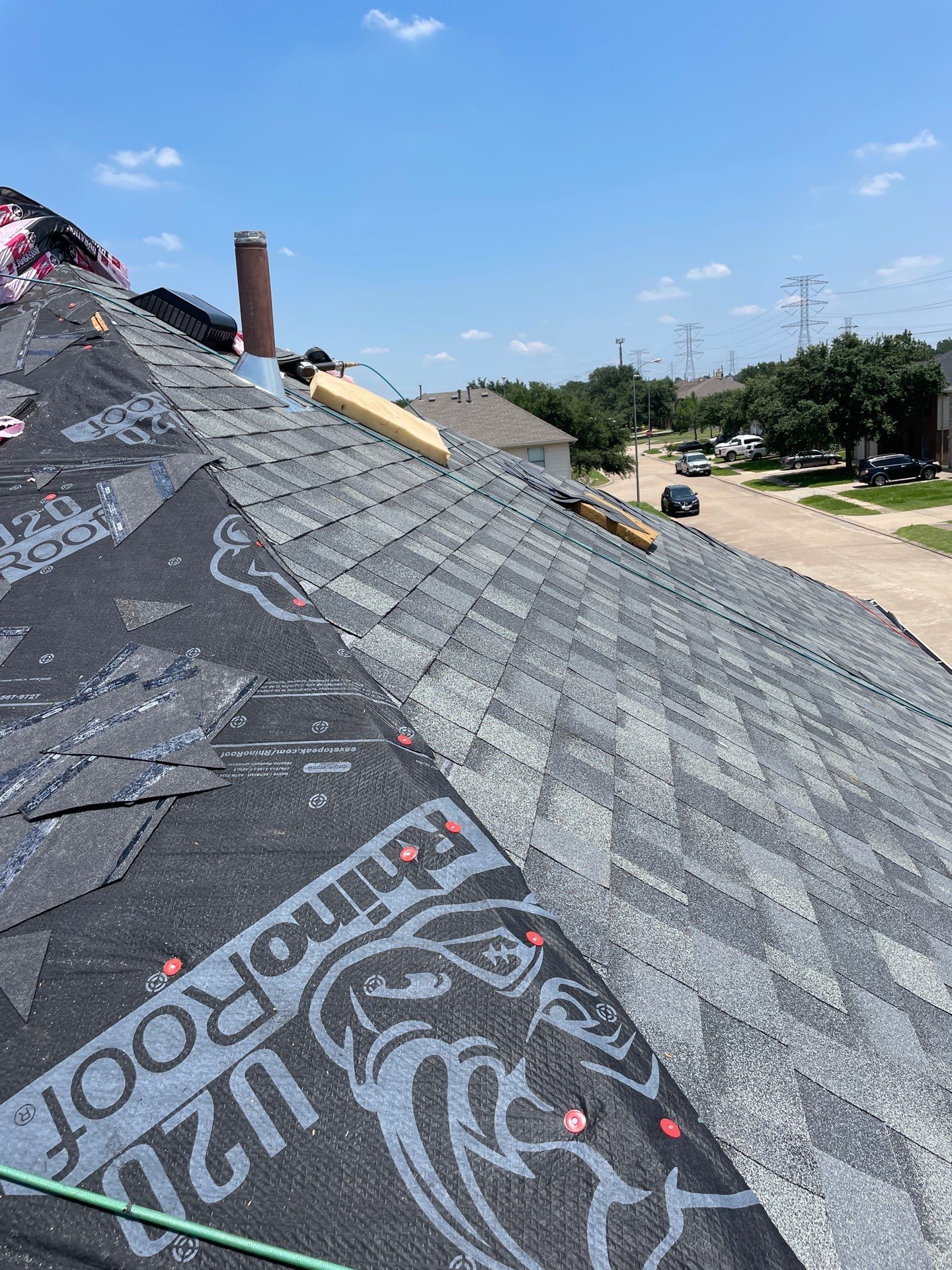Residential Roofing Installation using Owen's Corning Duration (Lifetime) Shingles by Roof Repair Company