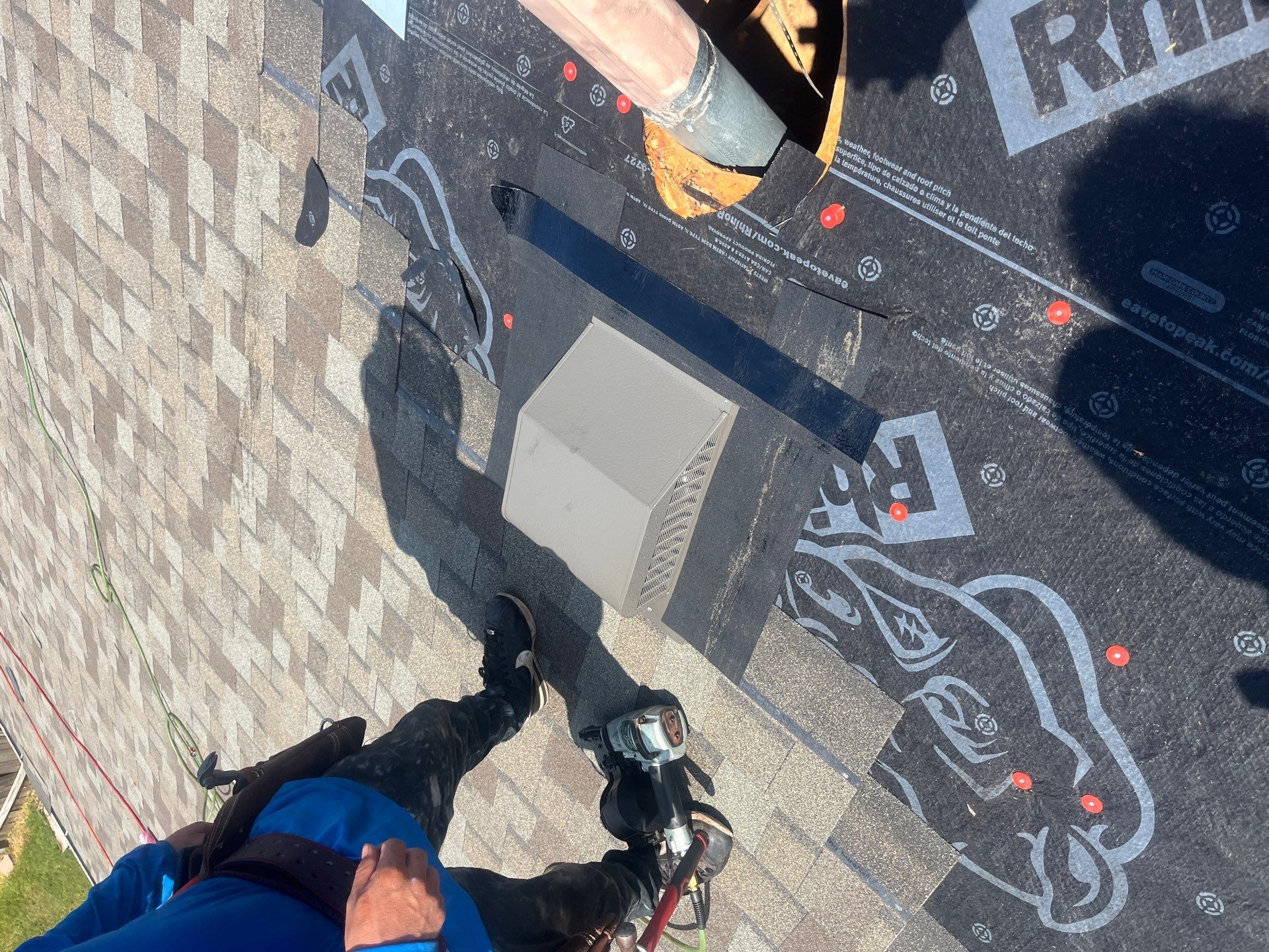 Residential Roofing Repair using Owen's Corning Duration (Lifetime) Shingles by Roof Repair Company