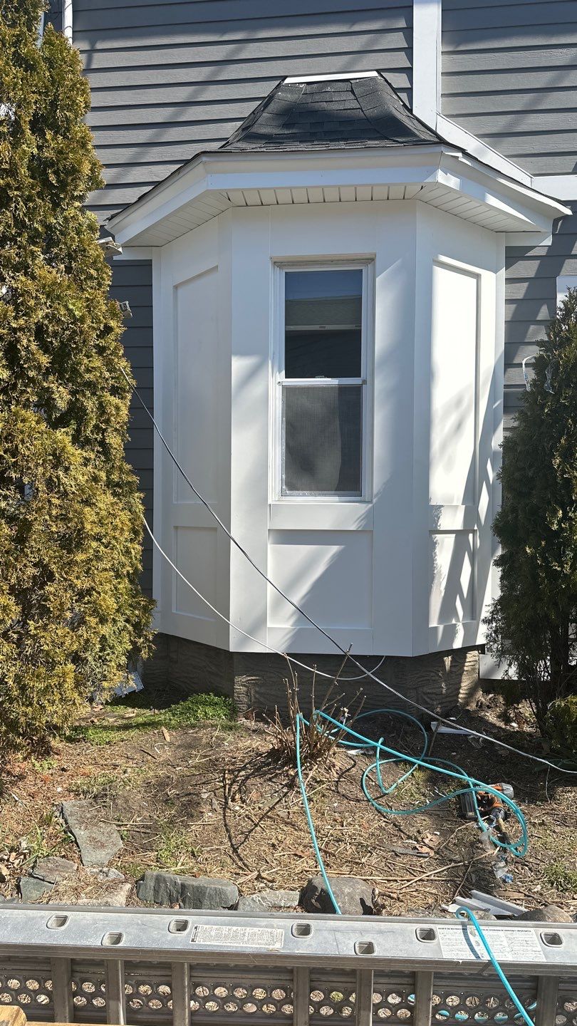 Siding Installation using Hardie Plank Aged Pewter by A Plus Exterior