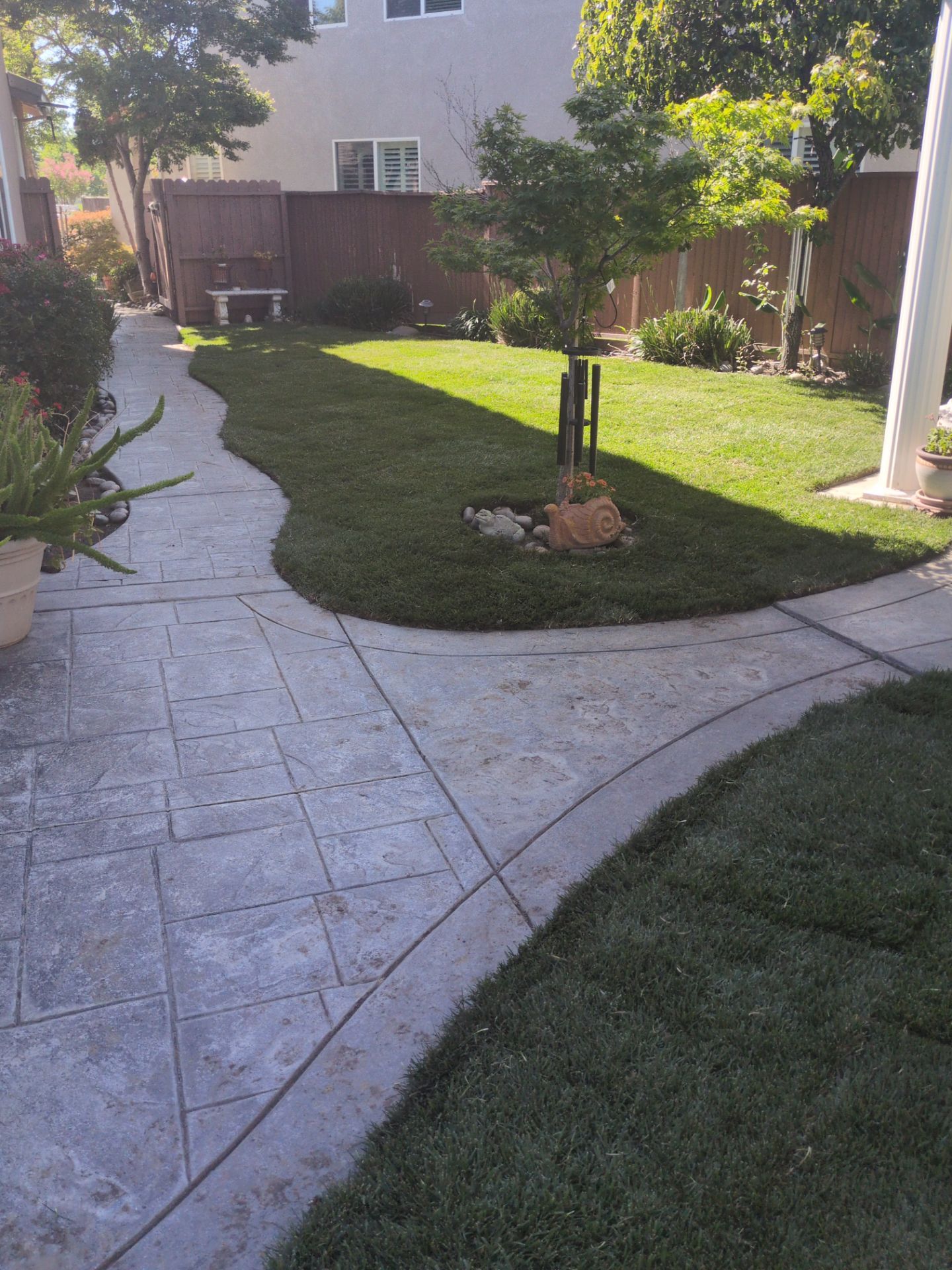 Project in Stockton by A - G Sod Farms