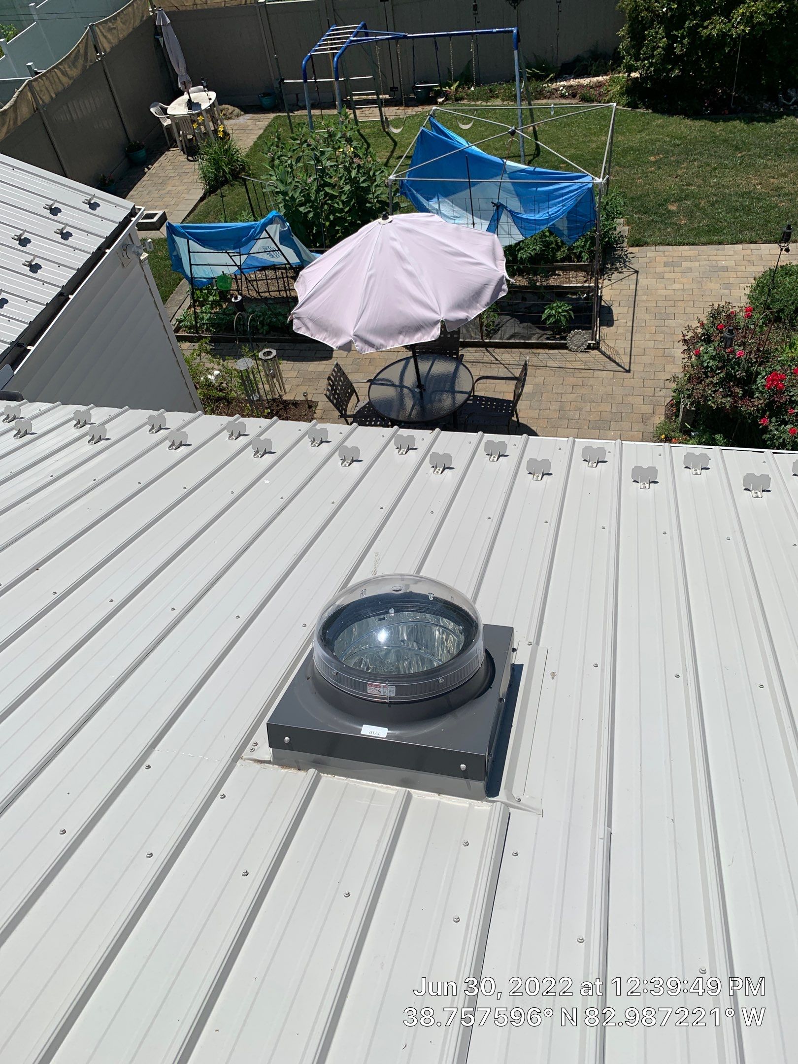Metal Roofing, Skylights, Porch Build by Secure Construction Company Inc