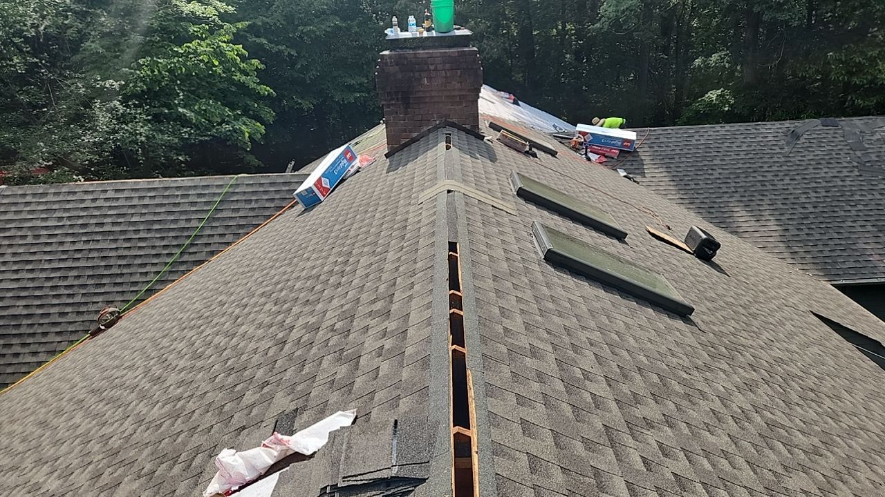 New Roof for these homeowners by Just In Time Roofing and Restoration