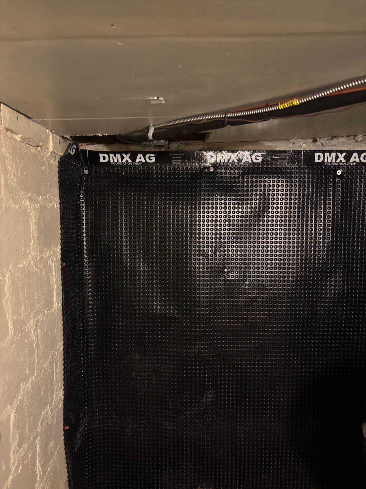 Retrofitting Drainage Board for Rachel by Waterproofing Northeast