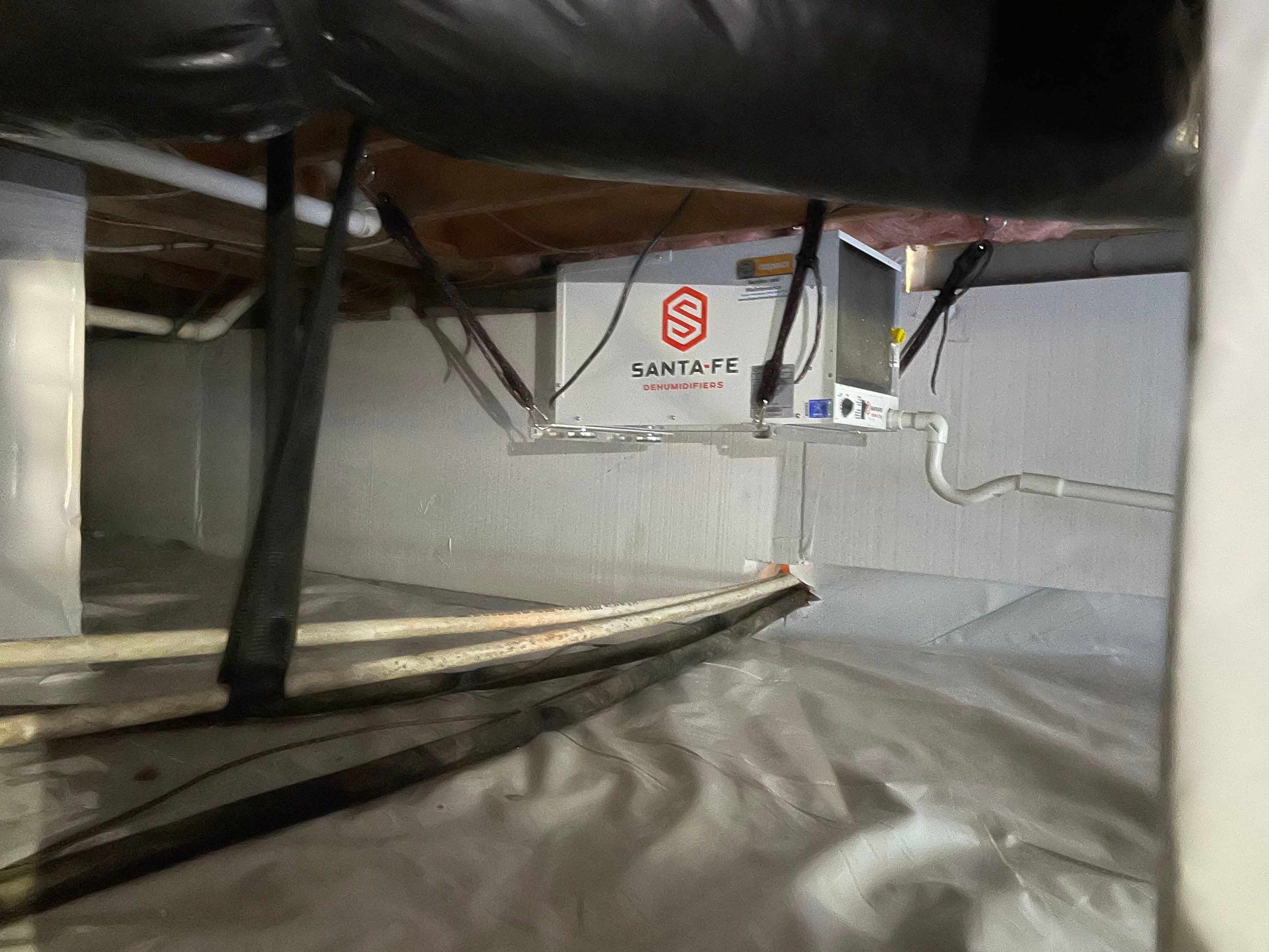 Premium Encapsulation with Bora-Foam using Bora-Foam Insulation by Impact Crawlspace
