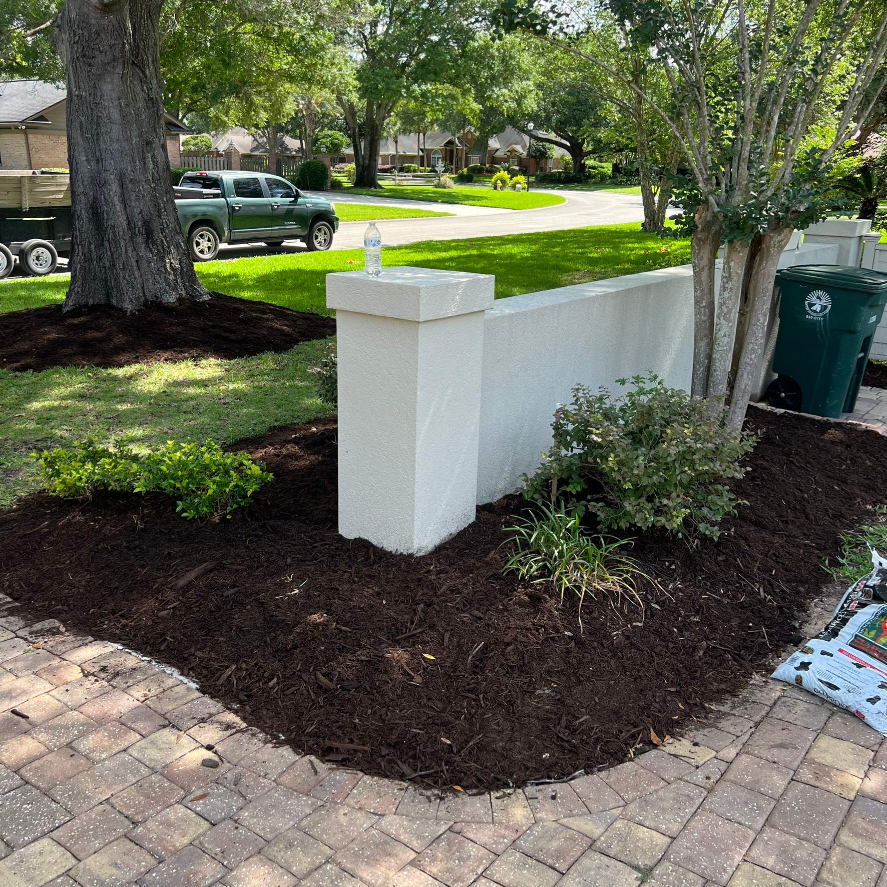 Plant & Mulch Installation | Deerwood Country Club by ProGreen Services