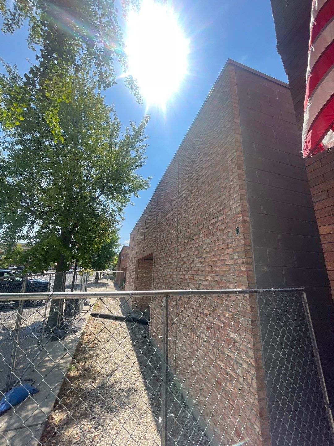 Diltz & Sons Commercial Warehouse Awning Installation by Hayes Design co