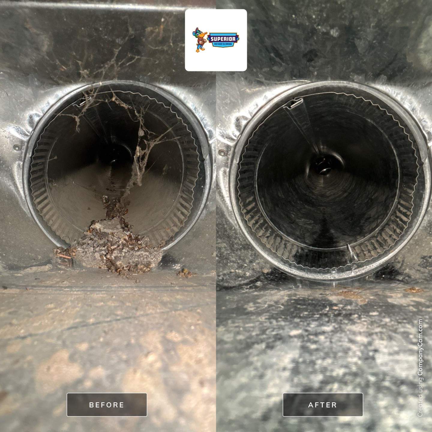 Air Duct Cleaning With a Vacuum Truck in Deerfield, OH by Superior Air Duct Cleaning