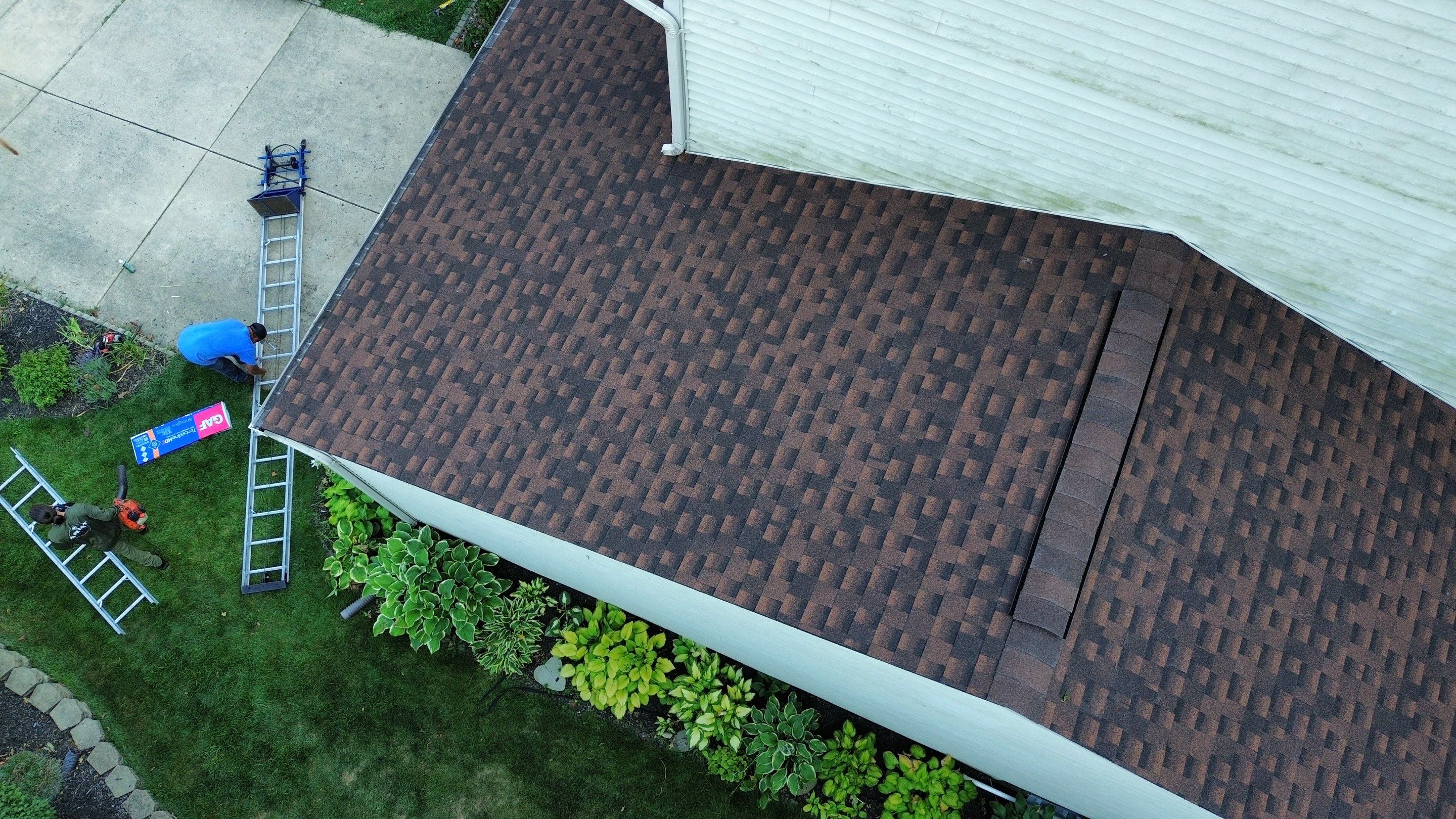 Residential Roofing Installation using Timberline HDZ Shingles - Hickory by RoofX 