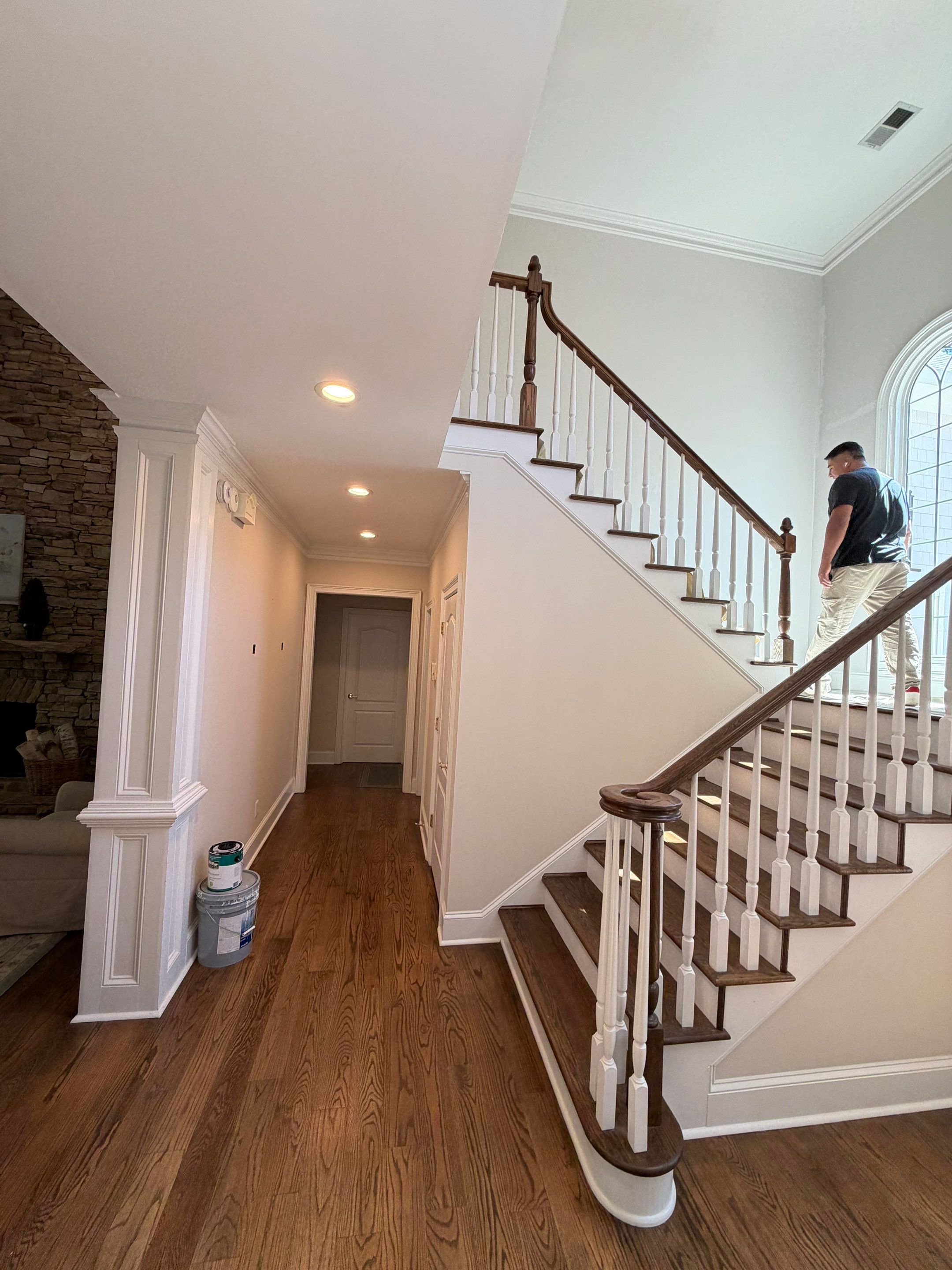 Full Interior Painting Service for Multi-Level Home in Smyrna by Swift Home Renovations 