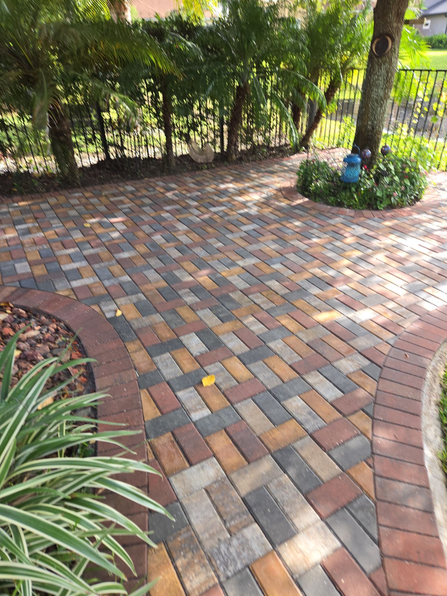 Paver Driveway using Concrete Sealant by DuraSeal