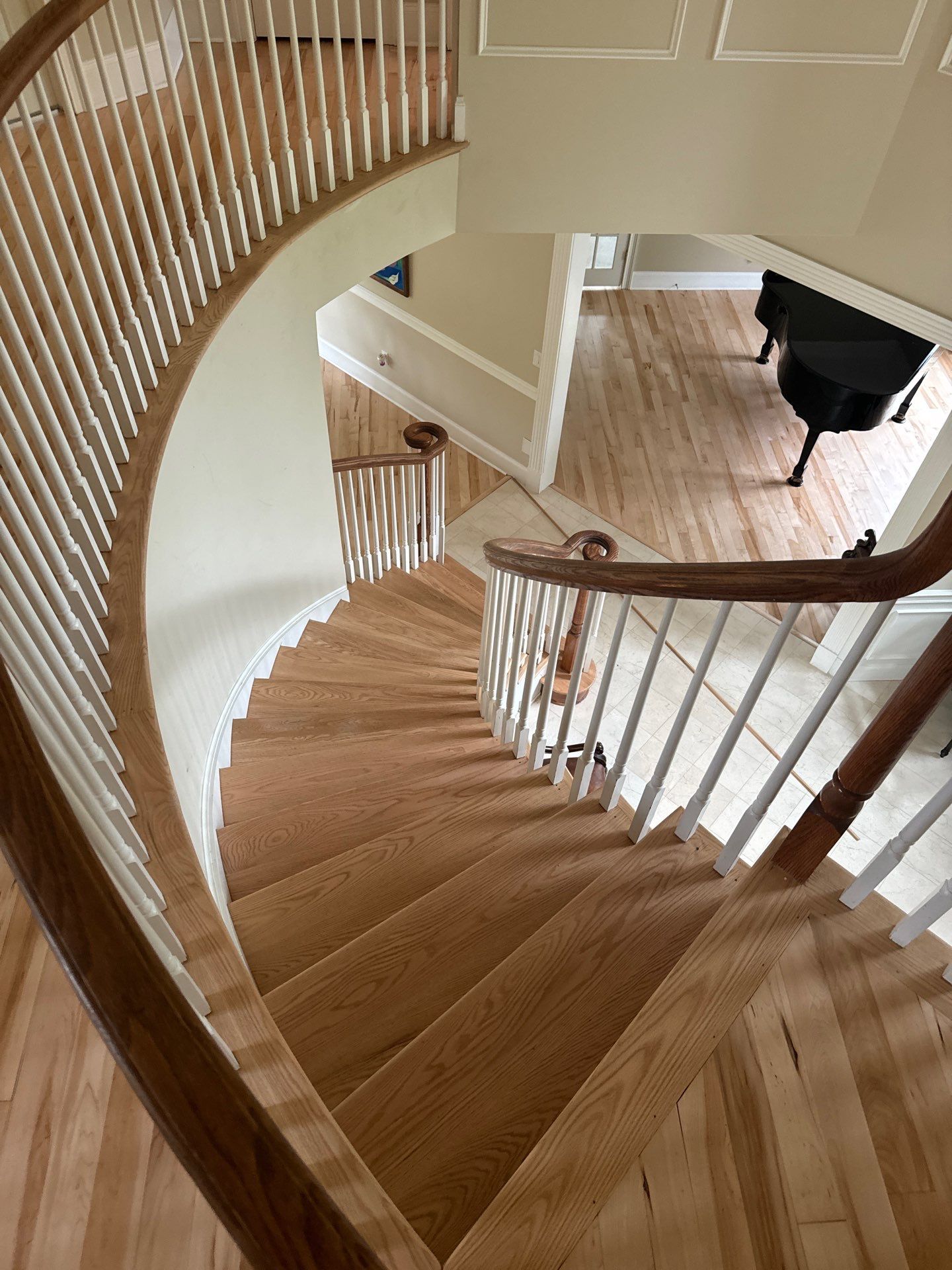 Prefinished Maple transformation by Ann Arbor Hardwoods 