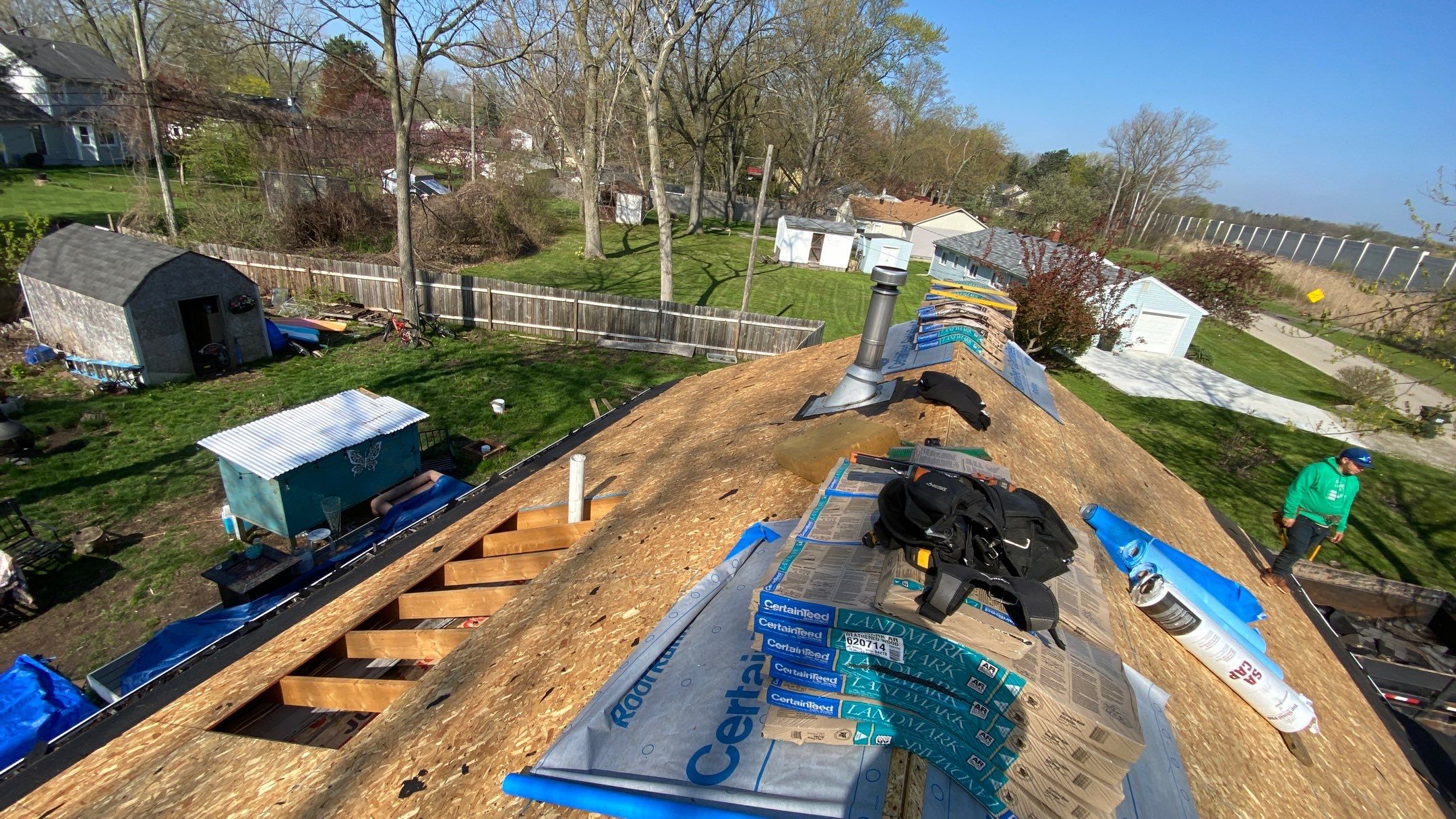 Roof Replacement using CertainTeed Landmark by 180 Contractors