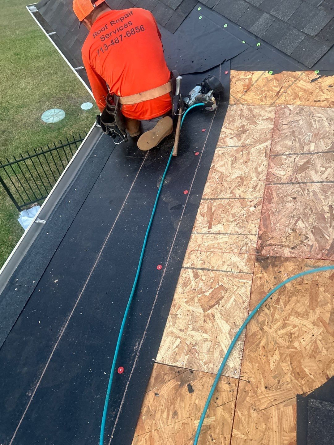 Residential Roofing Repair using Owen's Corning Duration (Lifetime) Shingles by Roof Repair Services LLC