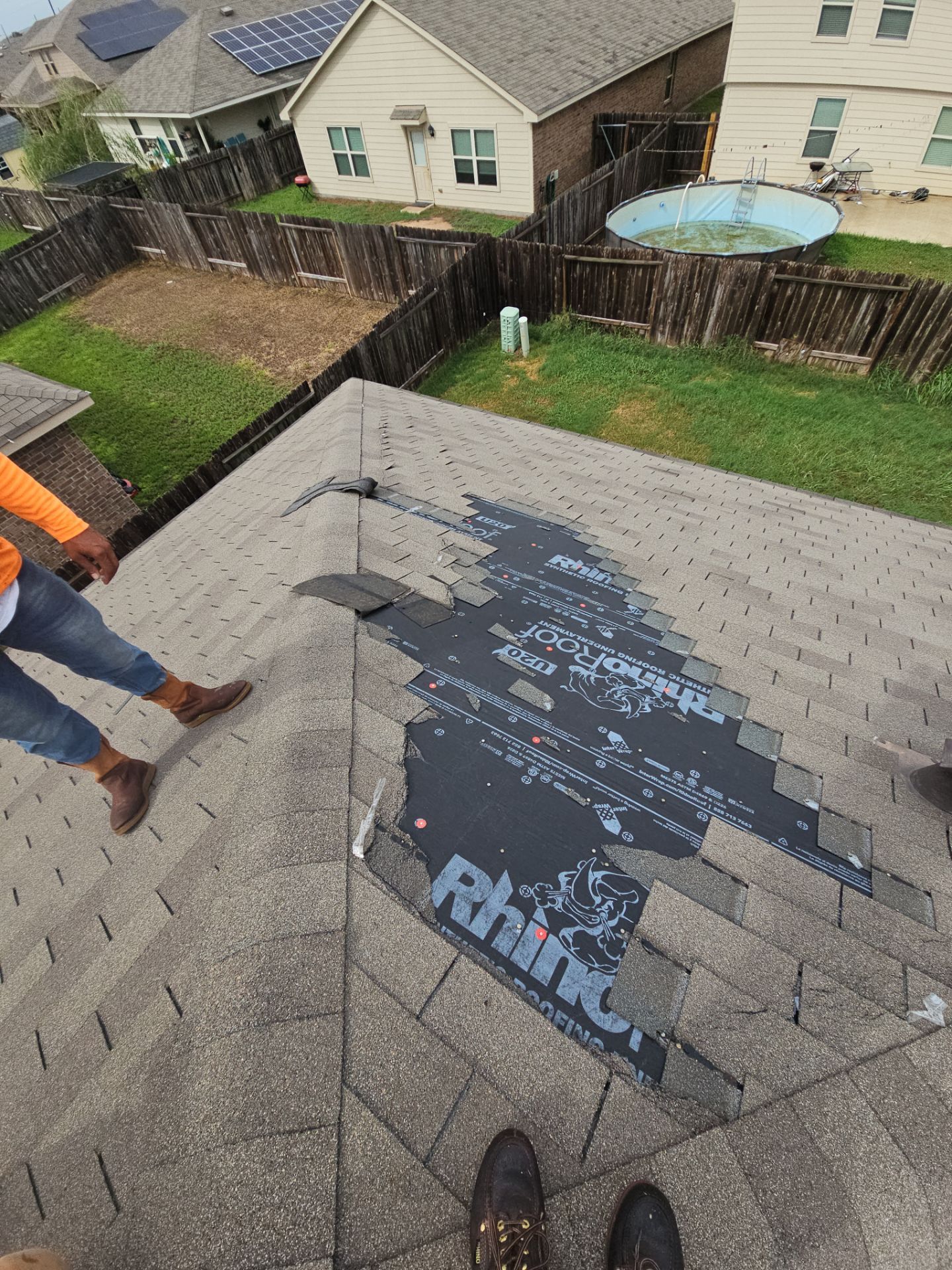 Residential Roofing Repair using Owen's Corning Duration (Lifetime) Shingles by Roof Repair Company