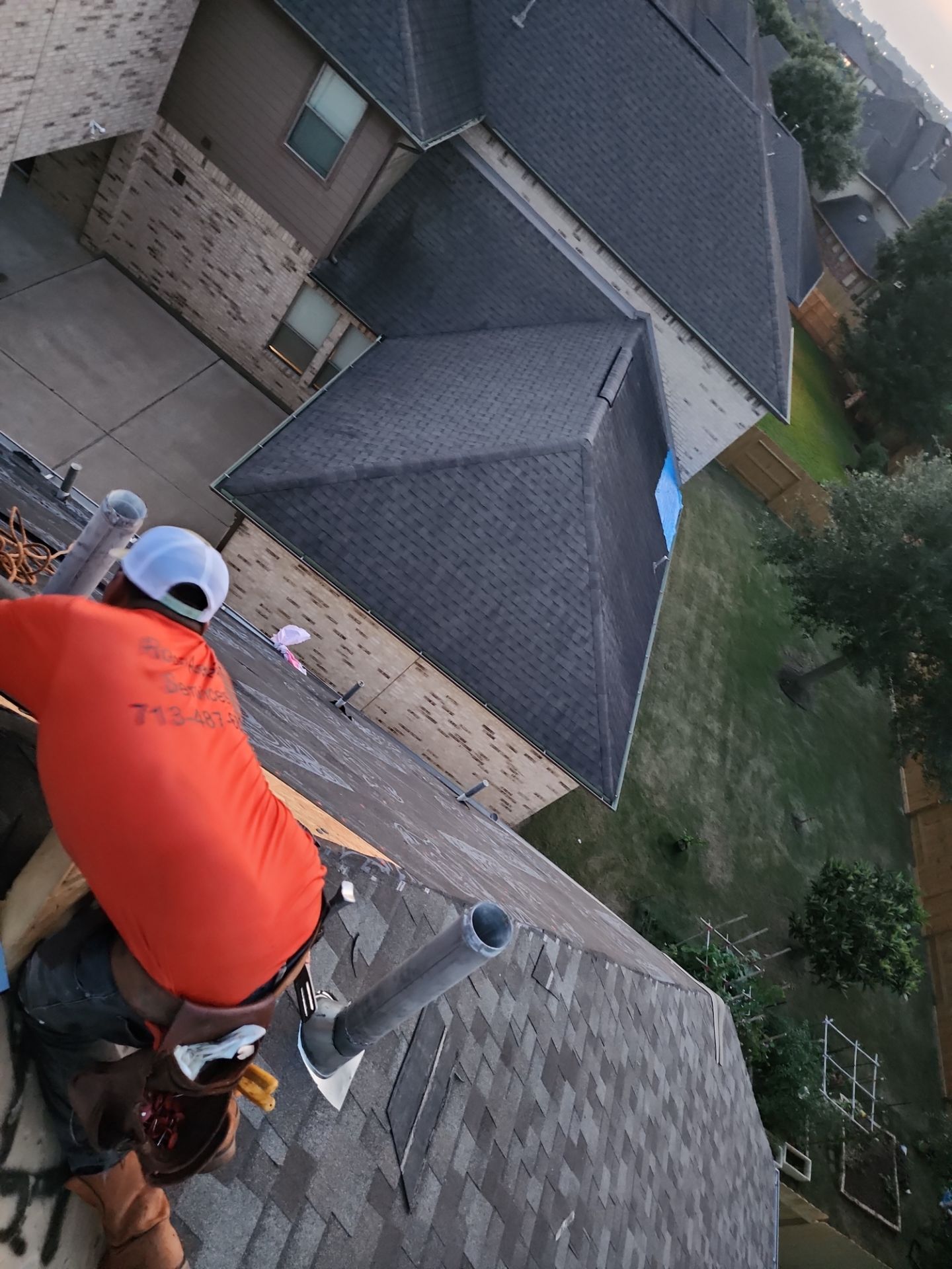 Residential Roofing Repair using Owen's Corning Duration (Lifetime) Shingles by Roof Repair Company