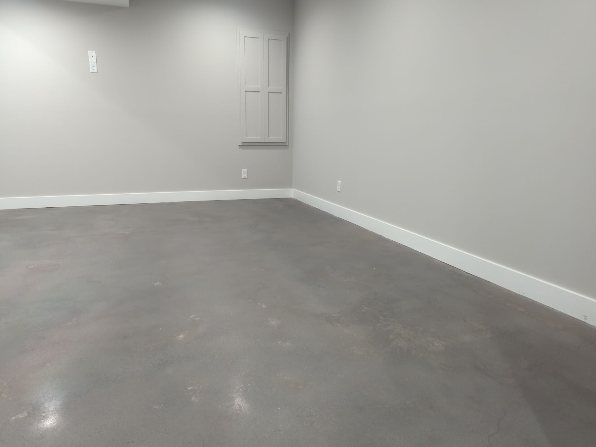 Lee's Summit -- Polished Concrete with Grey Dye by Big Red Decorative Concrete, LLC