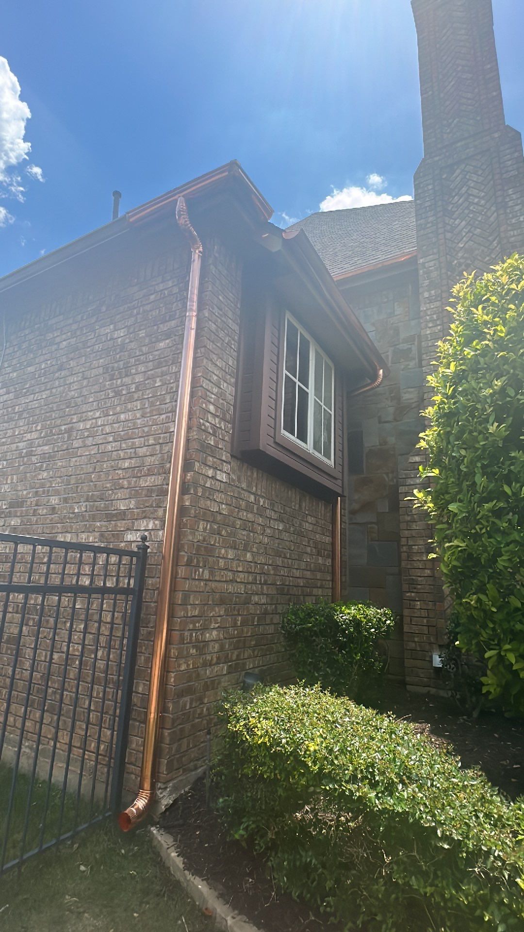 Beautiful Estate Remodel - Roof, Copper Gutters, Exterior Stain, Siding Replacement by First United Roofing & Construction