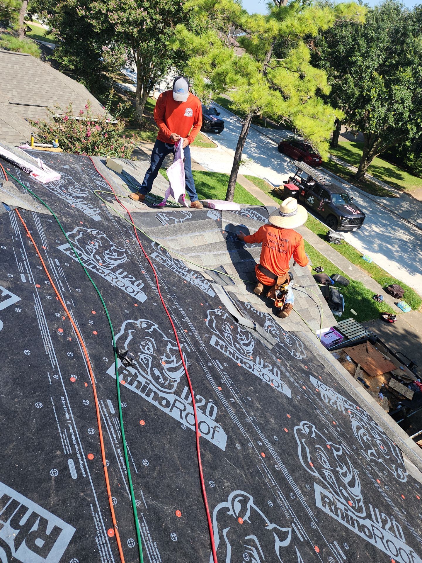 Residential Roofing Repair using Owen's Corning Duration (Lifetime) Shingles by Roof Repair Company