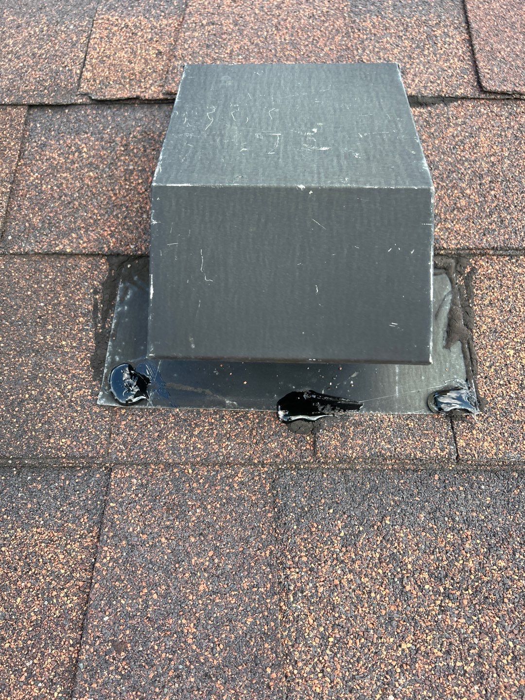Residential Roofing Repair using Custom Fabricated Metal Spark Arrestor and Roof Tune-Up by Lighthouse Roofing