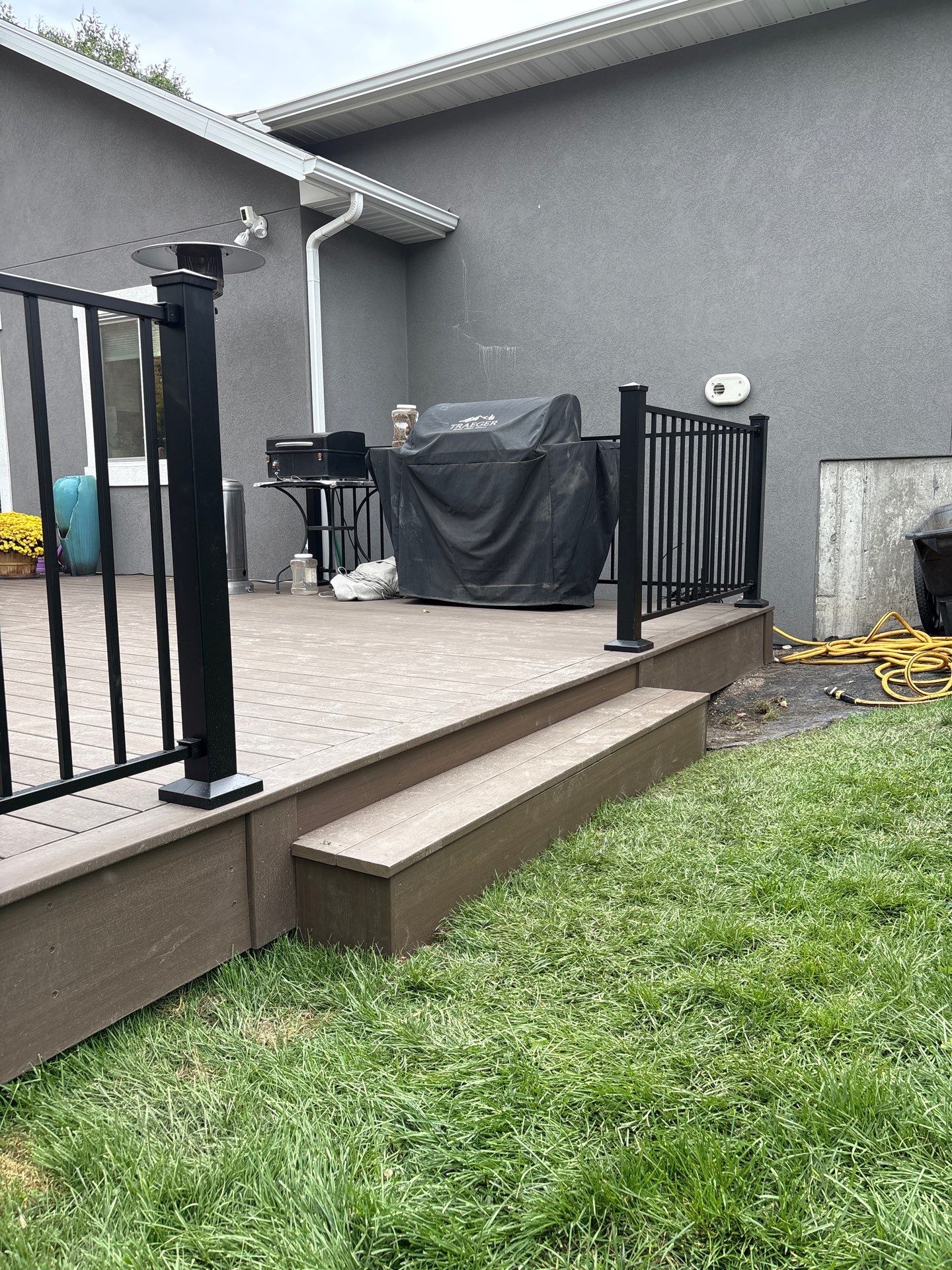 Deck Build Over Concrete Patio by SAGE Decks