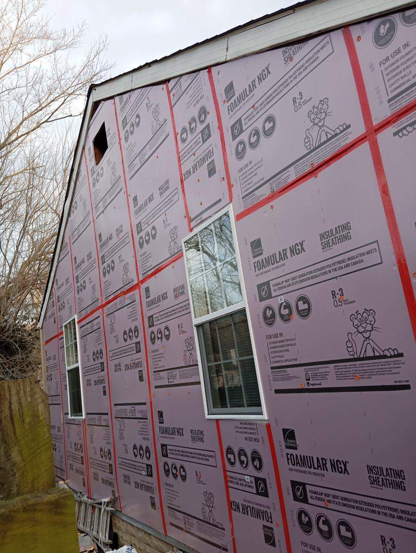 Fire-Damage Exterior Restoration – Siding, WRB, Insulation & Windows - Fairview Heights, IL by Legendary Services Company LLC.